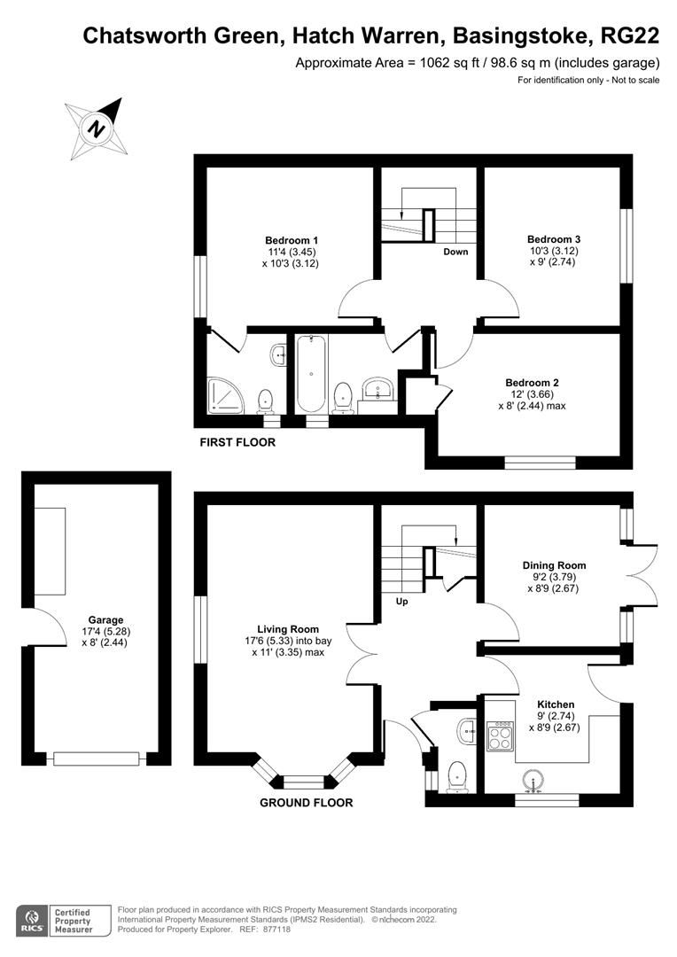 3 bed detached house for sale in Chatsworth Green, Hatch Warren