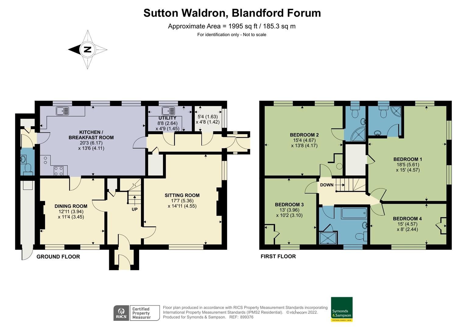 4 bed detached house for sale in Sutton Waldron, Blandford Forum