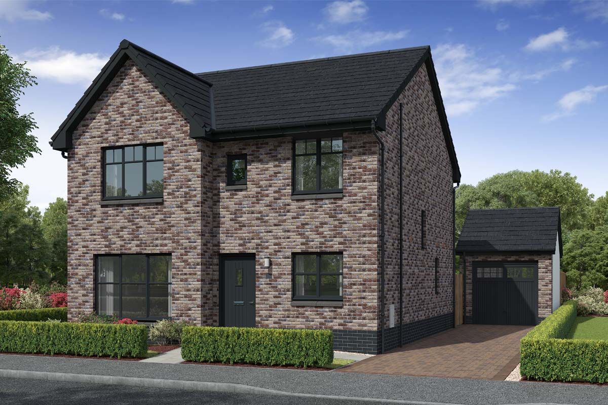 New home, 4 bed detached house for sale in "Glencoe" at Carron Den Road
