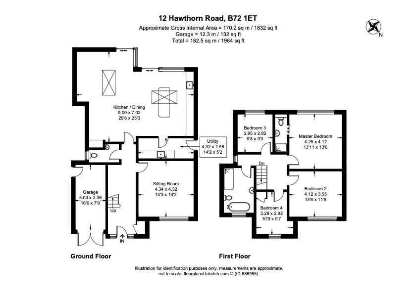 4 bed detached house for sale in Hawthorn Road, Wylde Green, Sutton