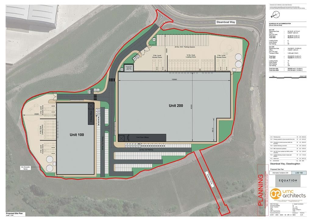 Industrial to let in Unit 100 Prism Park, Whistler Drive, Steamboat Way, Glasshoughton