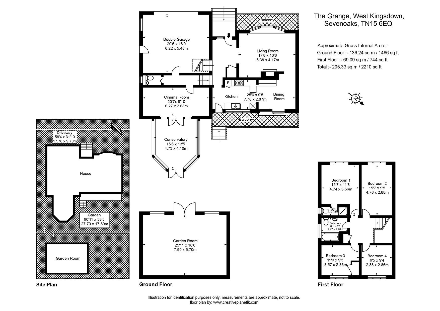 4 bed detached house for sale in The Grange, West Kingsdown TN15 Zoopla