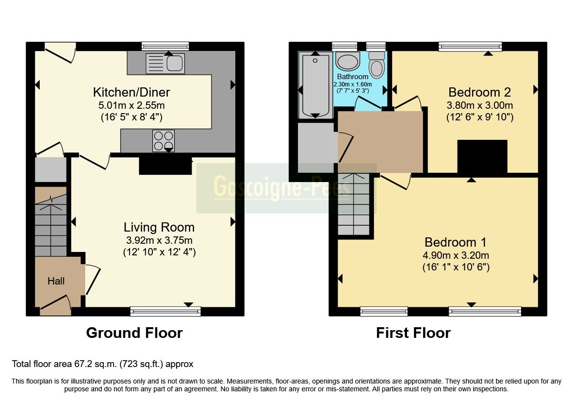 2 bed terraced house for sale in Worsted Green, Merstham, Redhill RH1