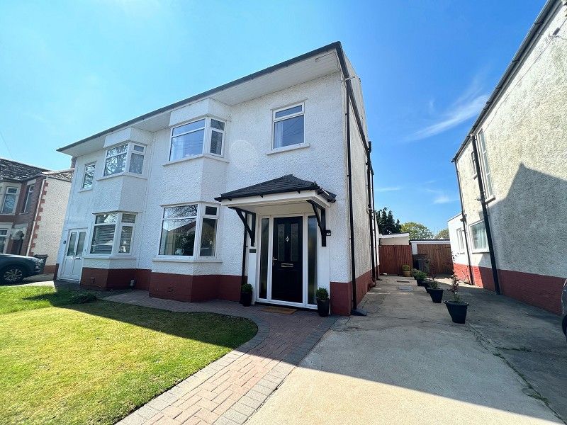 4 bed semidetached house for sale in Pantbach Road, Rhiwbina, Cardiff