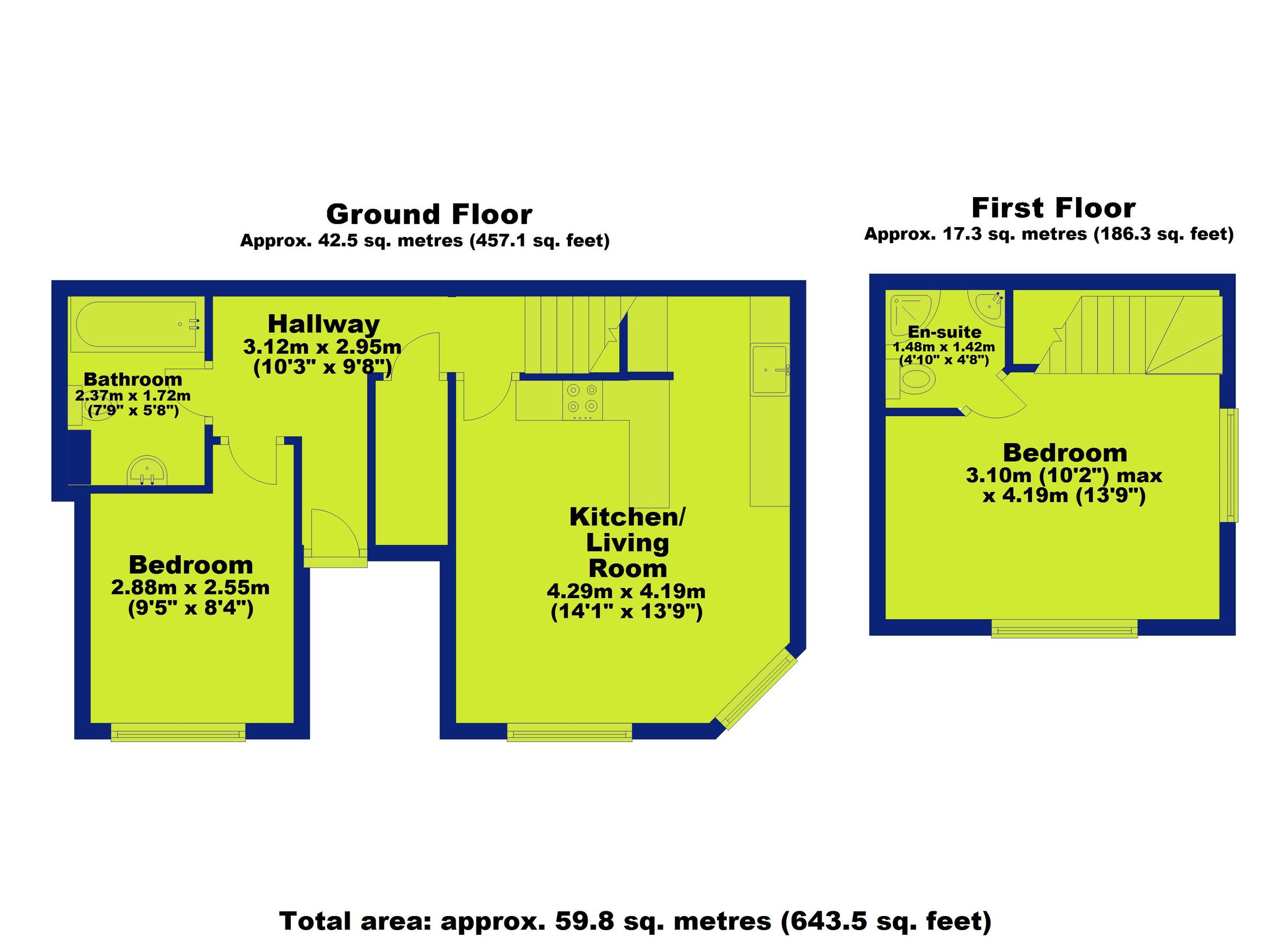 2 bed flat for sale in Lady Bay Road, West Bridgford, Nottingham NG2