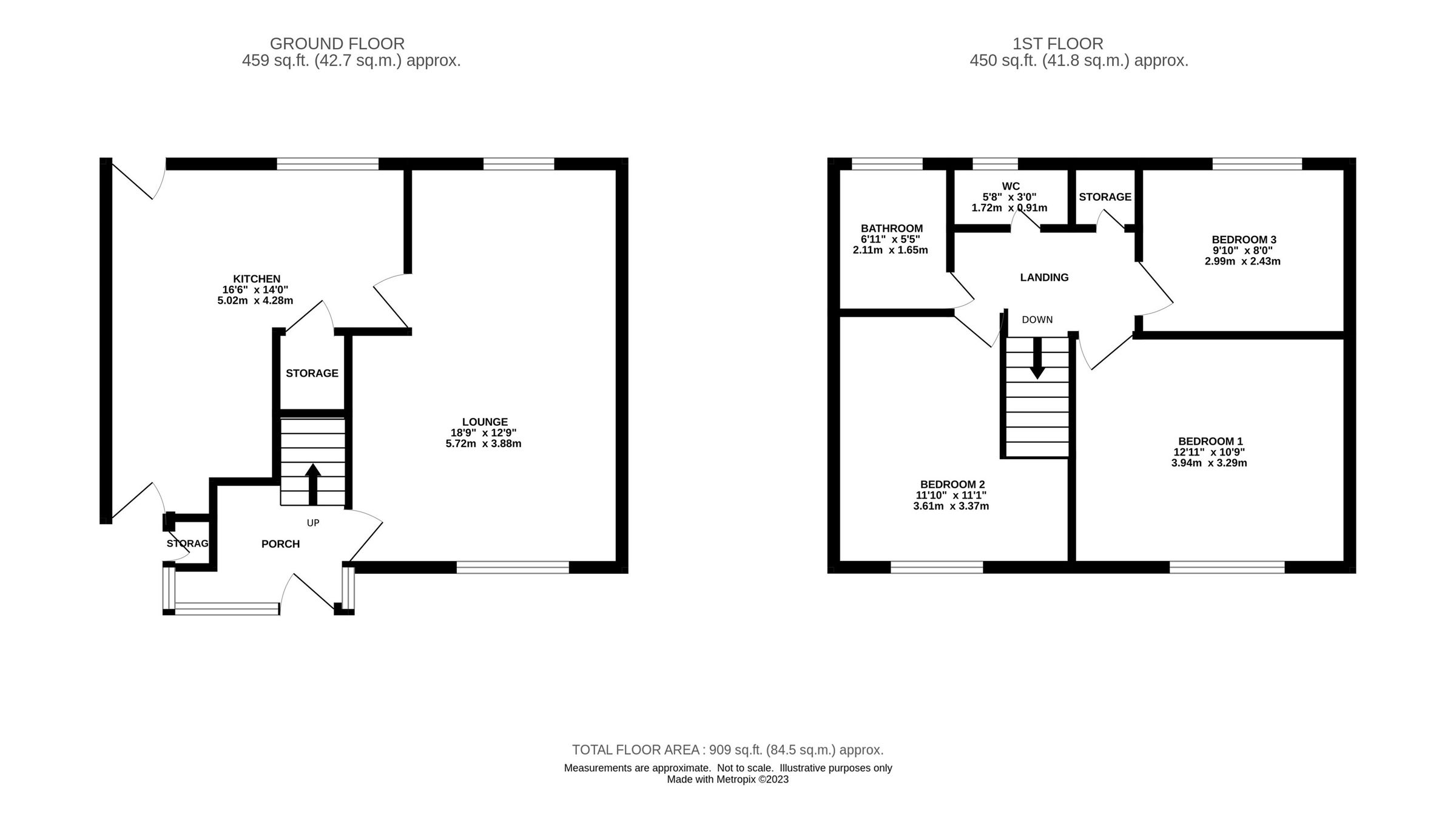 3 bed terraced house to rent in Chester Walks, Romiley, Stockport SK6