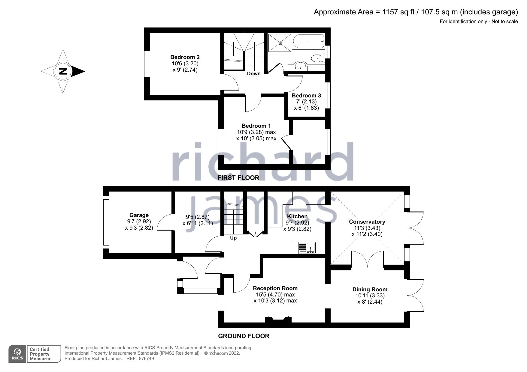 3 bed terraced house for sale in Ridge Nether Moor, Swindon, Wiltshire
