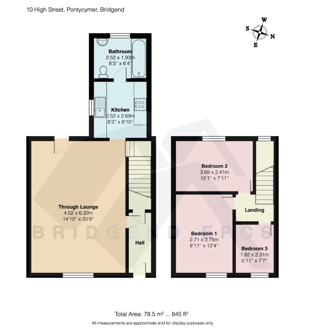 3 bed terraced house for sale in High Street, Pontycymer, Bridgend CF32