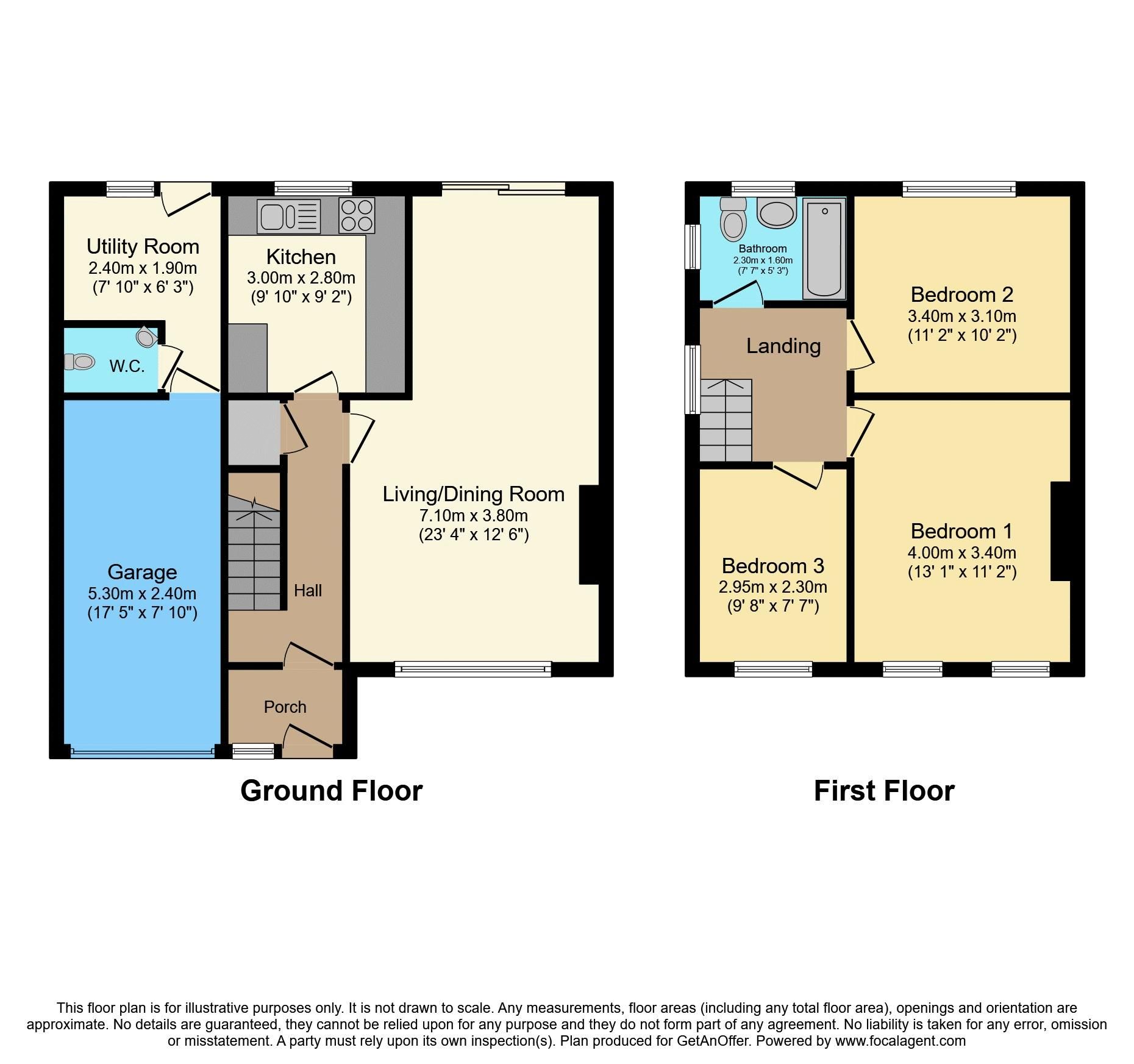 3 bed semidetached house for sale in Meadow Road, Hensingham