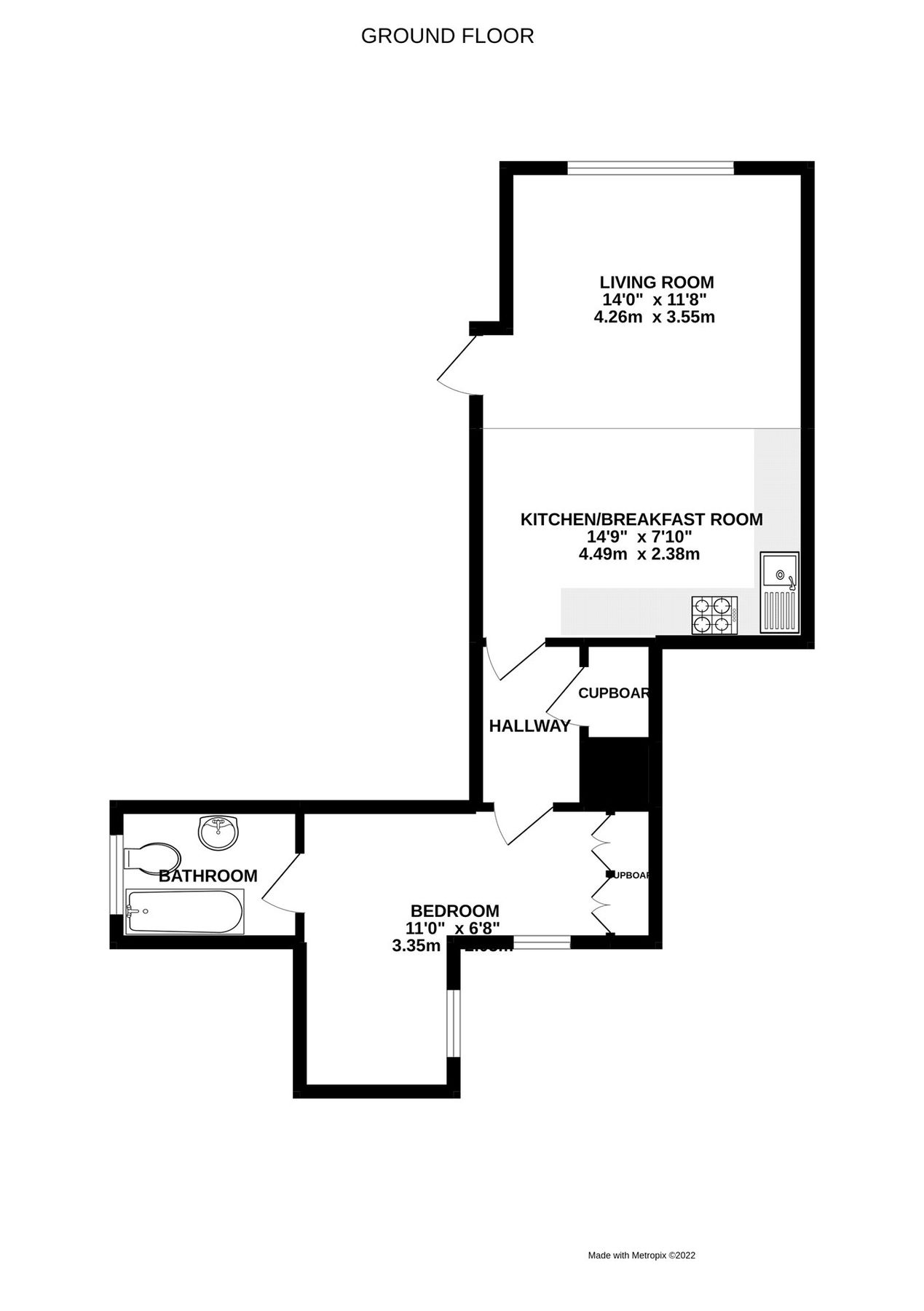 1 bed flat for sale in Longdown Lodge, Crowthorne Road, Sandhurst