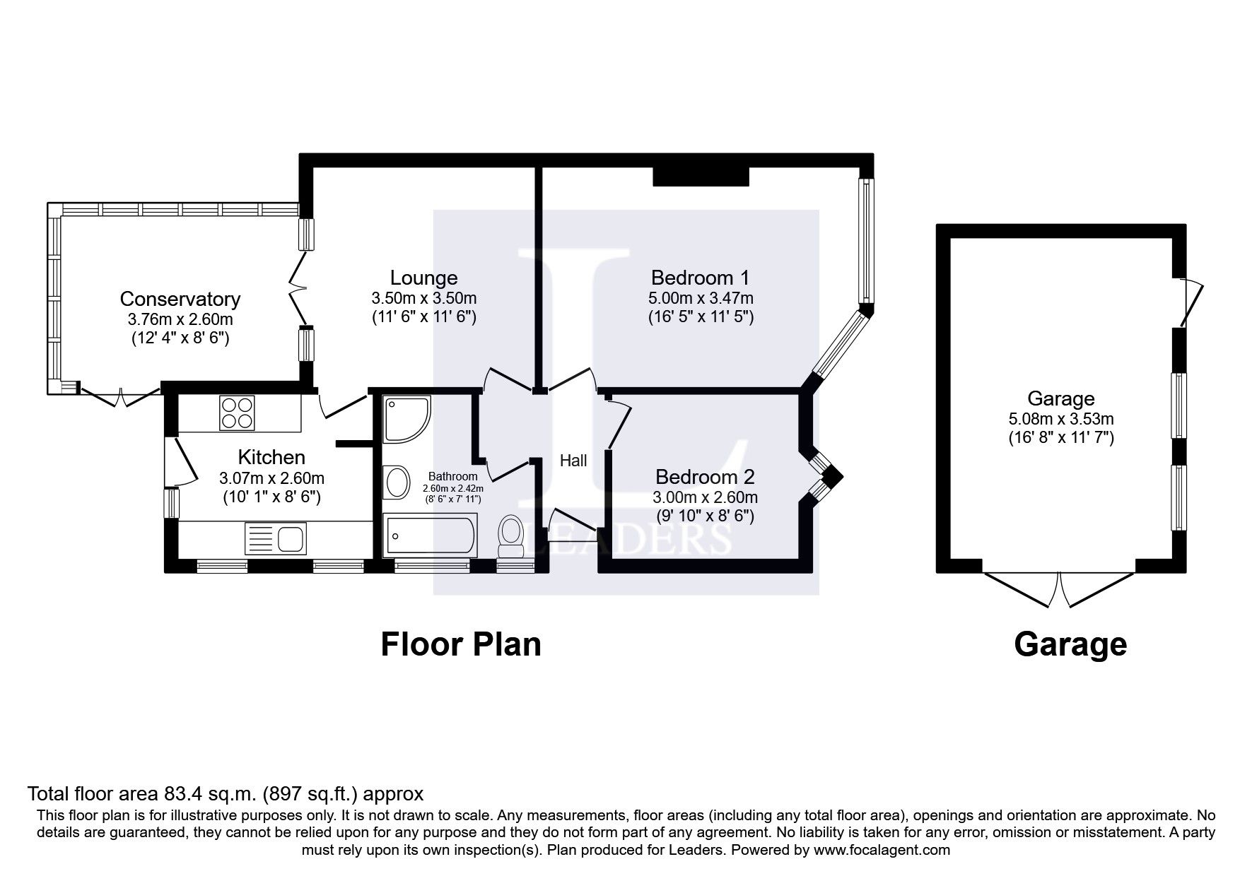 2 bed bungalow for sale in Linden Avenue, East Grinstead, West Sussex