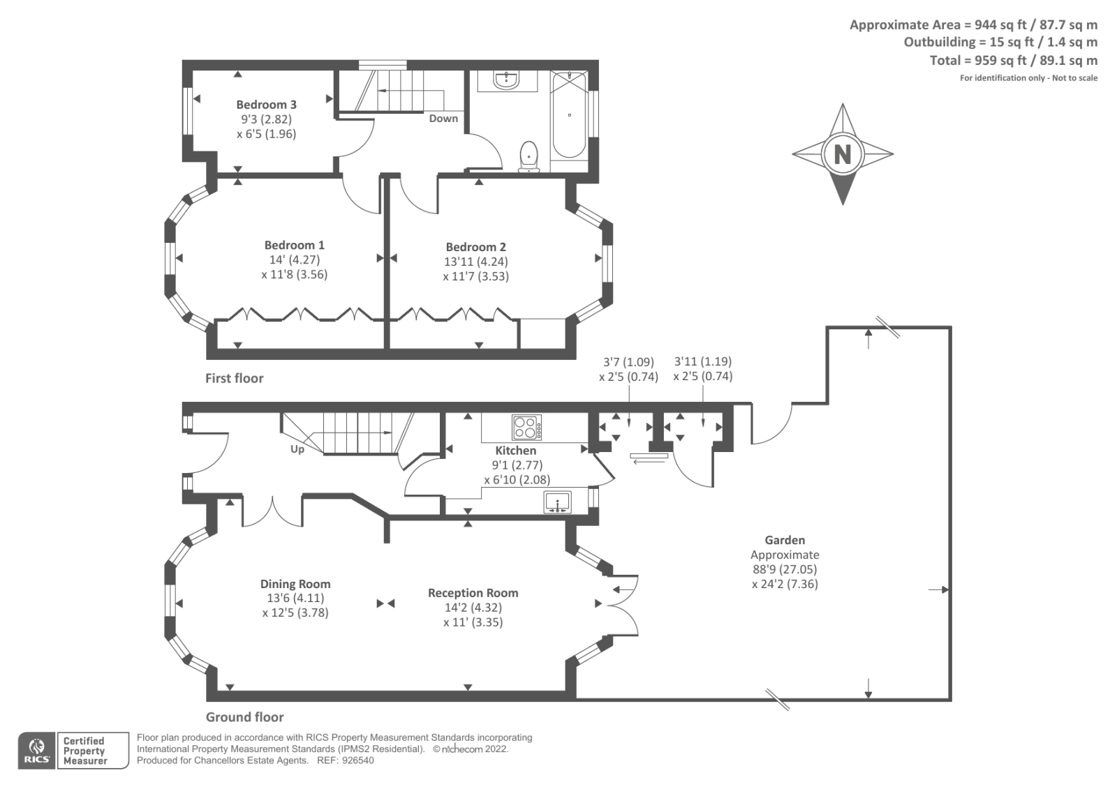 3 bed semidetached house for sale in Brunswick Park Road, London N11