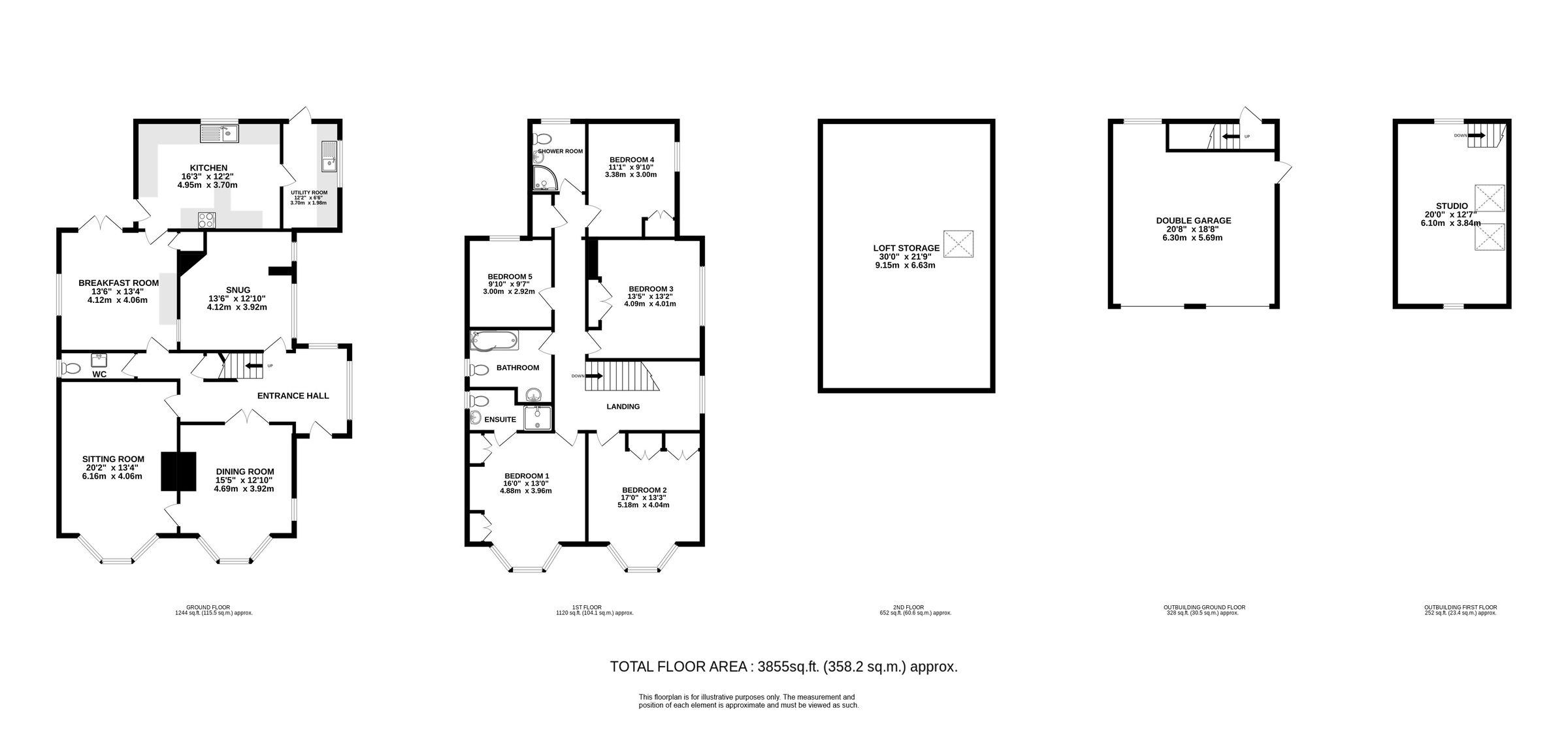 5 bed detached house for sale in New Road, Digswell, Welwyn