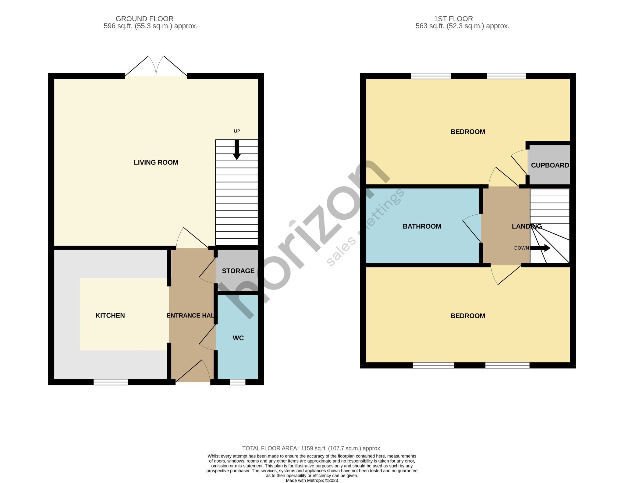 2 bed terraced house to rent in Atlantic Crescent, Thornaby, Stockton