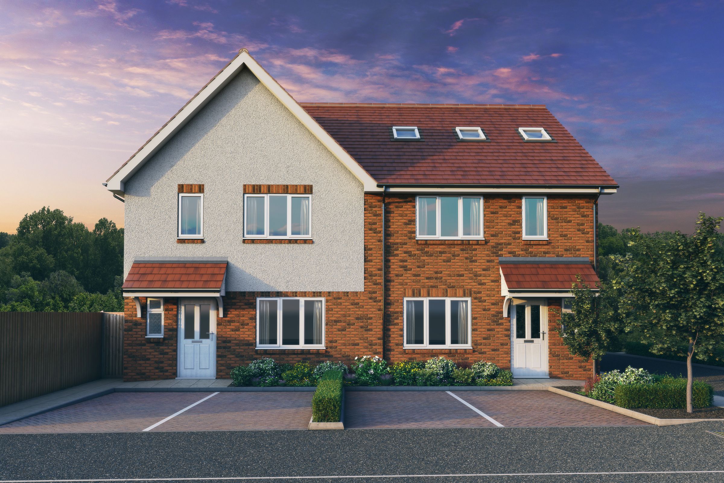 New home, 2 bed semidetached house for sale in Chesham Road, Bovingdon