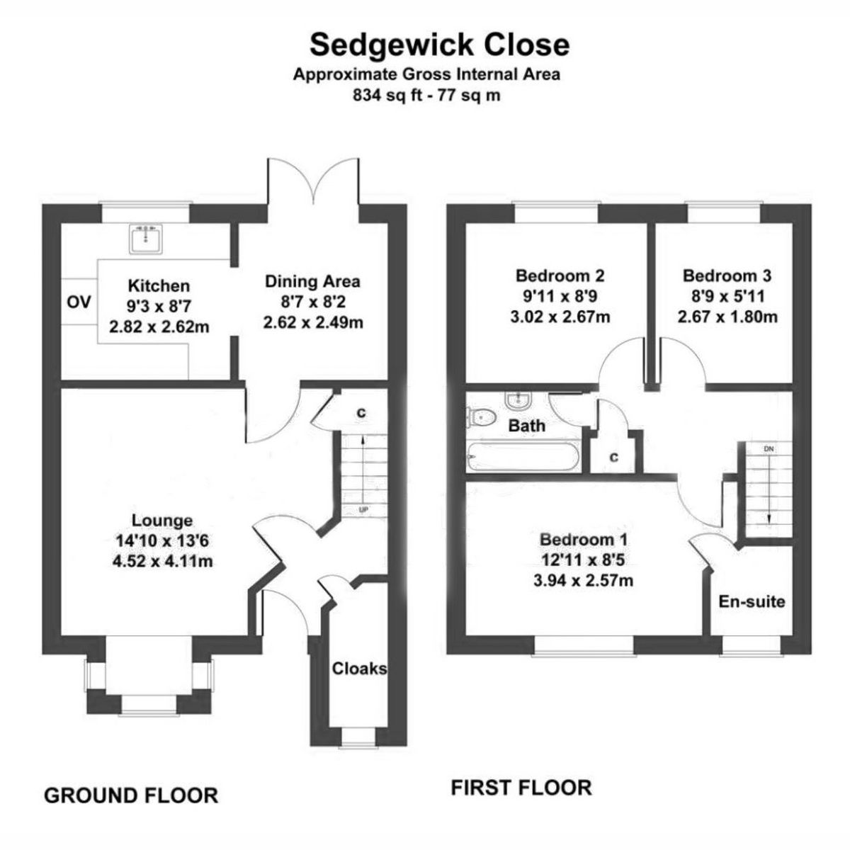3 bed semidetached house for sale in Sedgewick Close, Hartlepool TS24