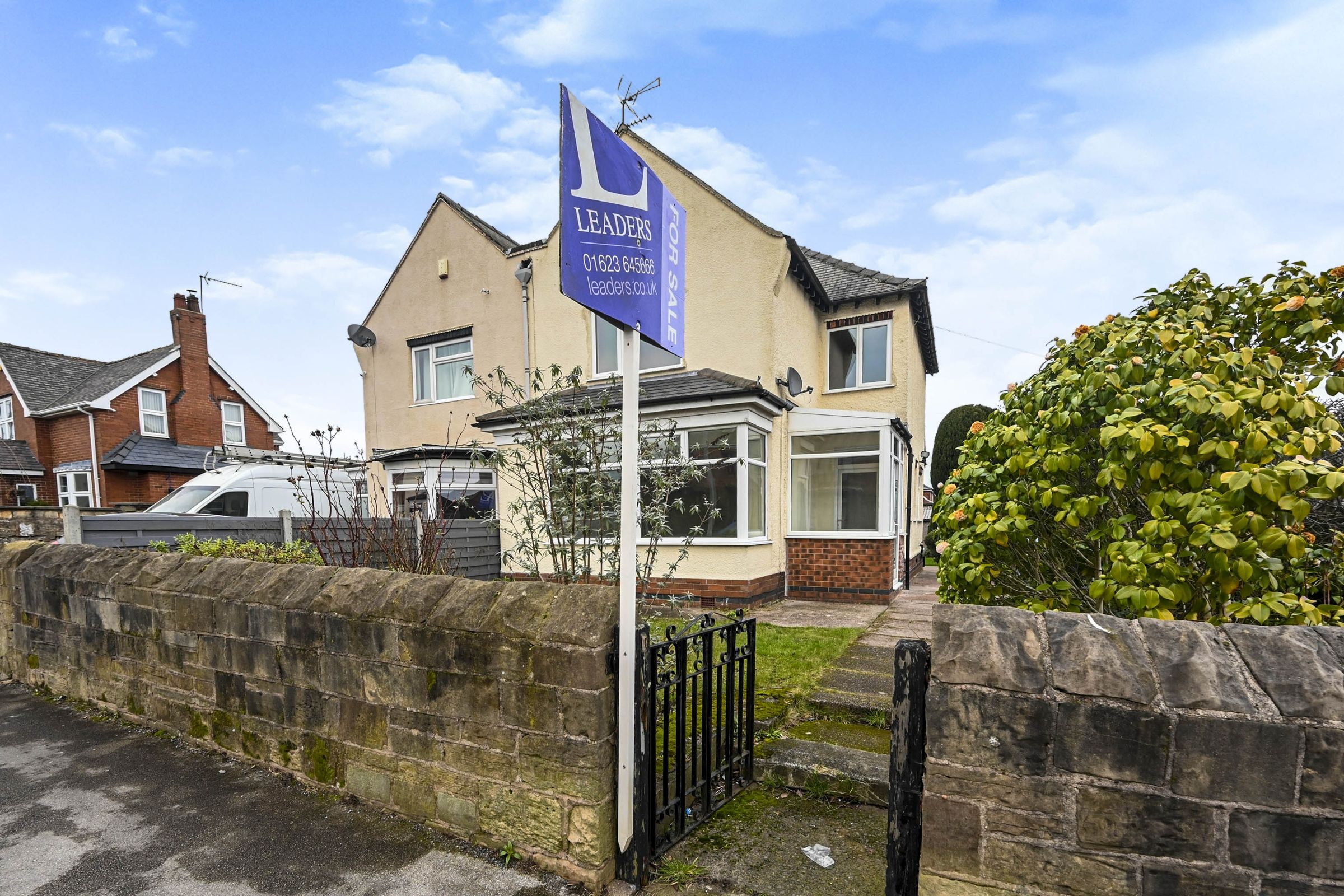 3 bed semidetached house for sale in Sheepbridge Lane, Mansfield