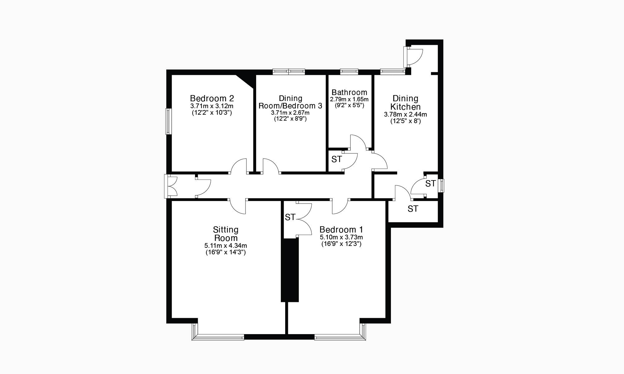 3 bed flat for sale in Gartcows Drive, Falkirk, Stirlingshire FK1 Zoopla