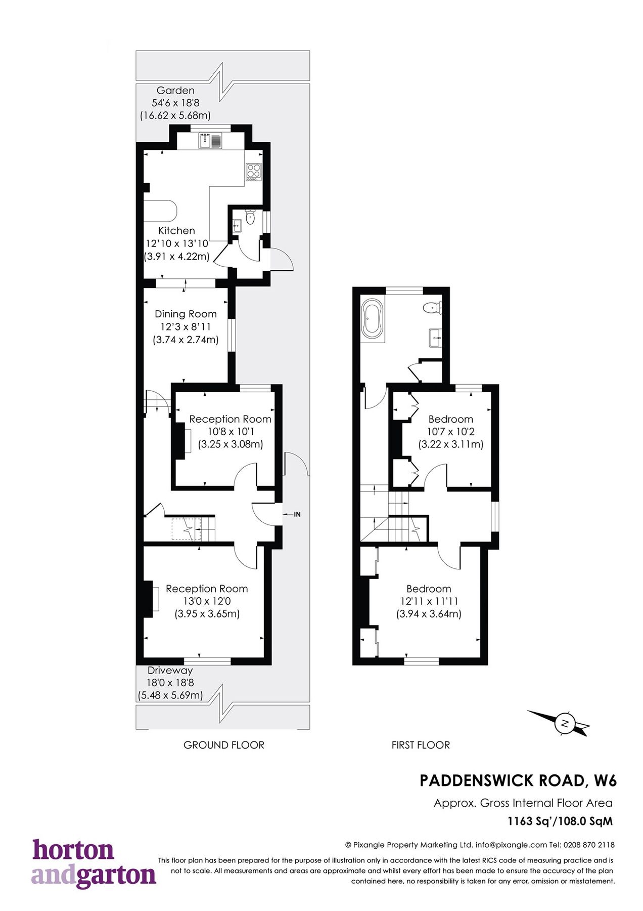 2 bed semidetached house for sale in Paddenswick Road, Ravenscourt