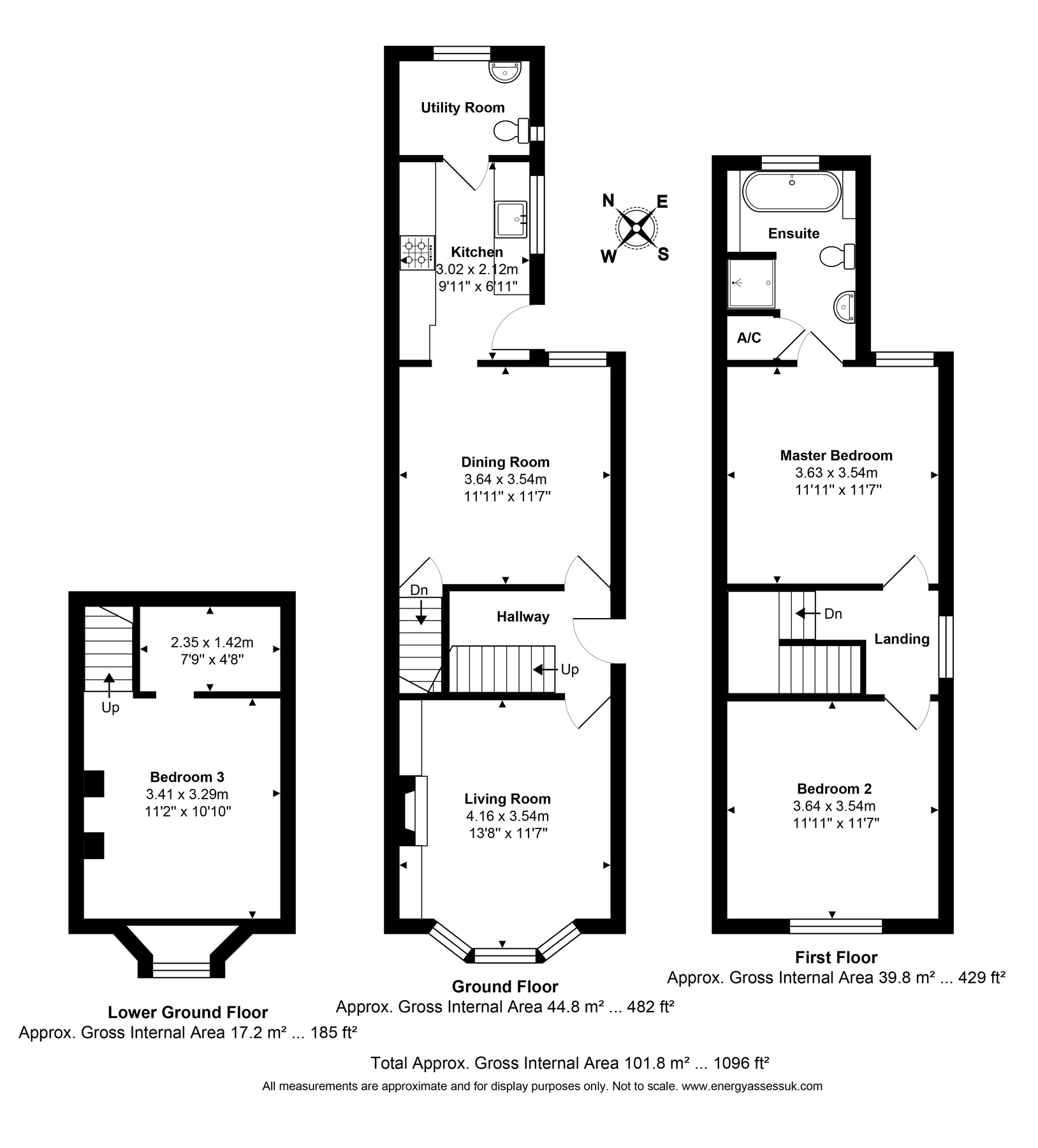 3 bed semidetached house to rent in Oxford Terrace, Guildford, Surrey