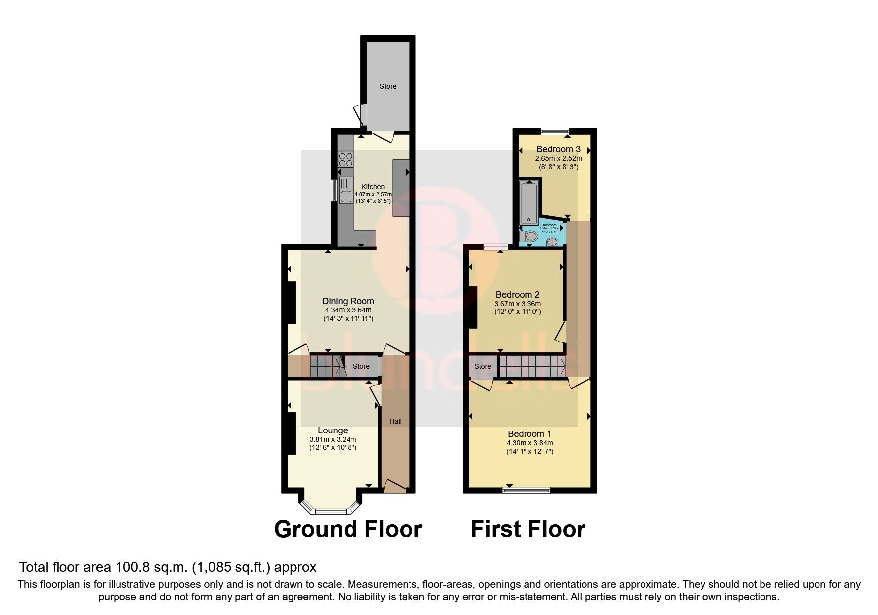 3 bed terraced house for sale in Moss Road, Askern, Doncaster, South