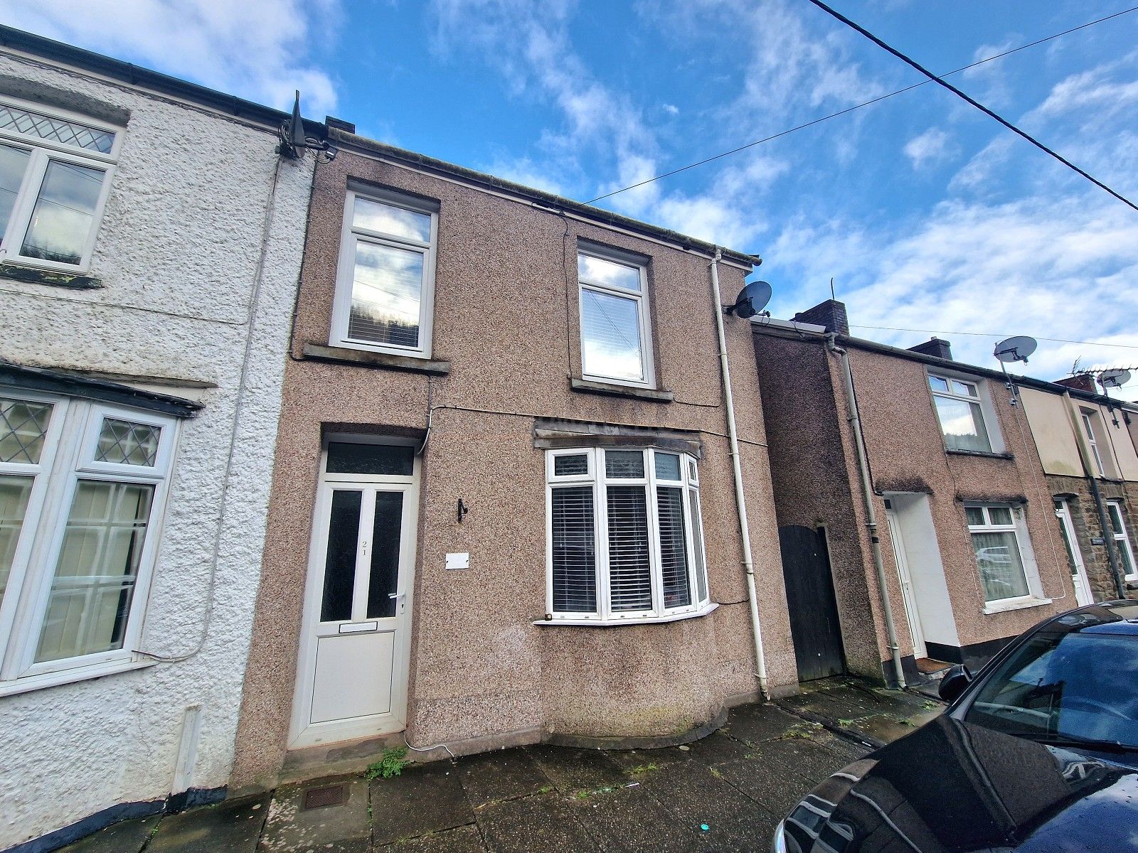 3 bed end terrace house for sale in Station Row, Pontyrhyl, Bridgend