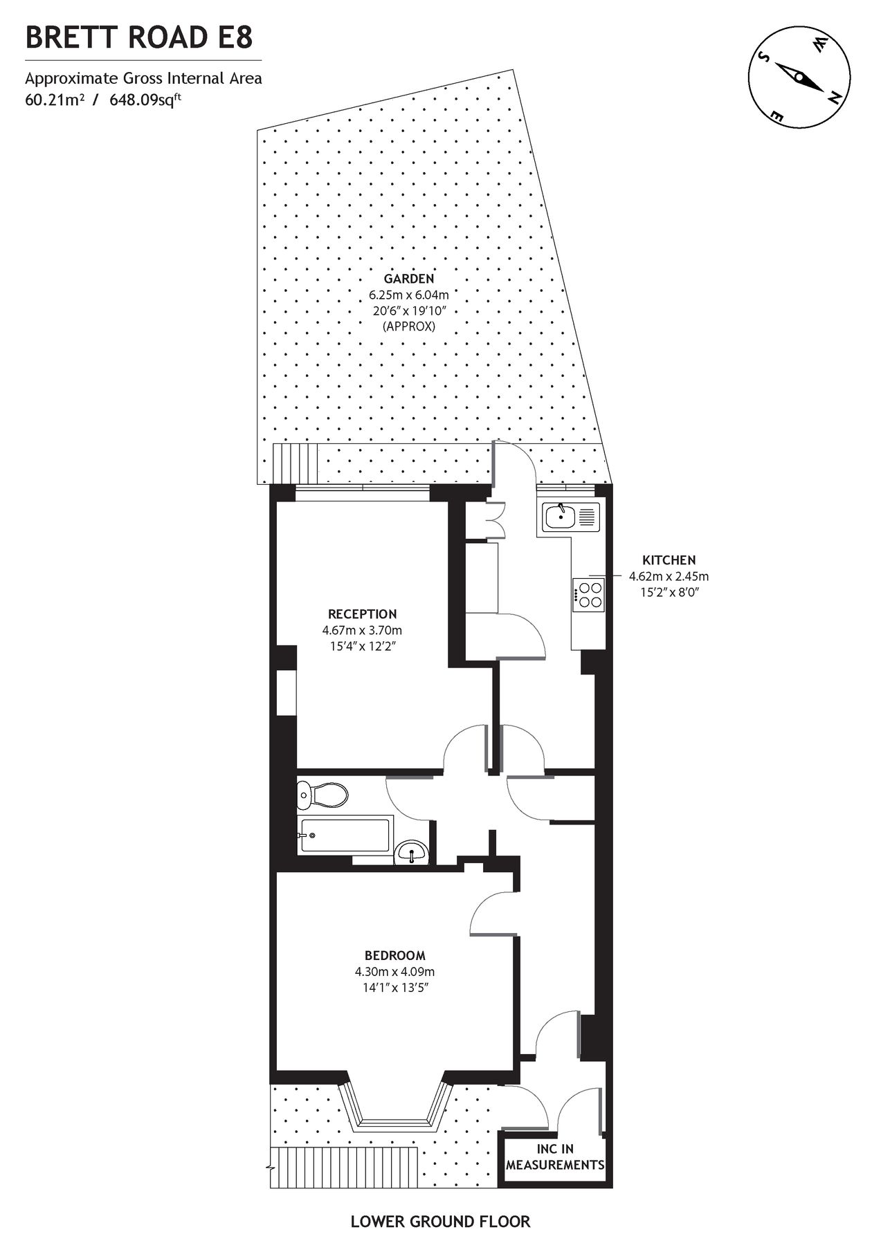 1 bed flat for sale in Brett Road, Hackney, London E8 Zoopla