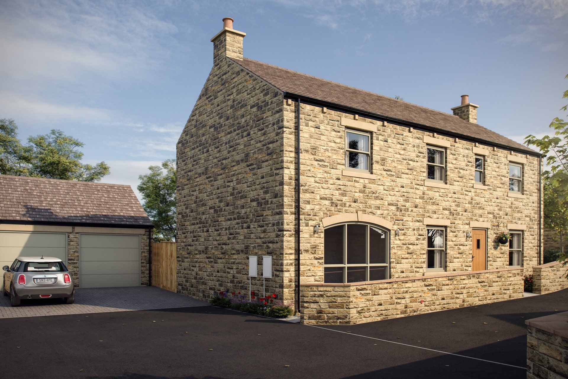 New home, 4 bed detached house for sale in Barnsley Road, Flockton
