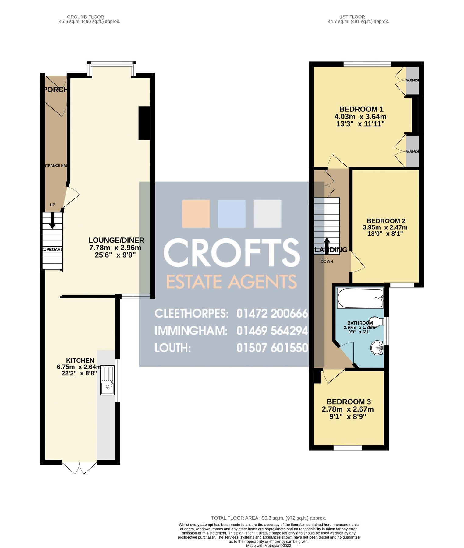 3 bed terraced house for sale in Poplar Road, Cleethorpes DN35 Zoopla