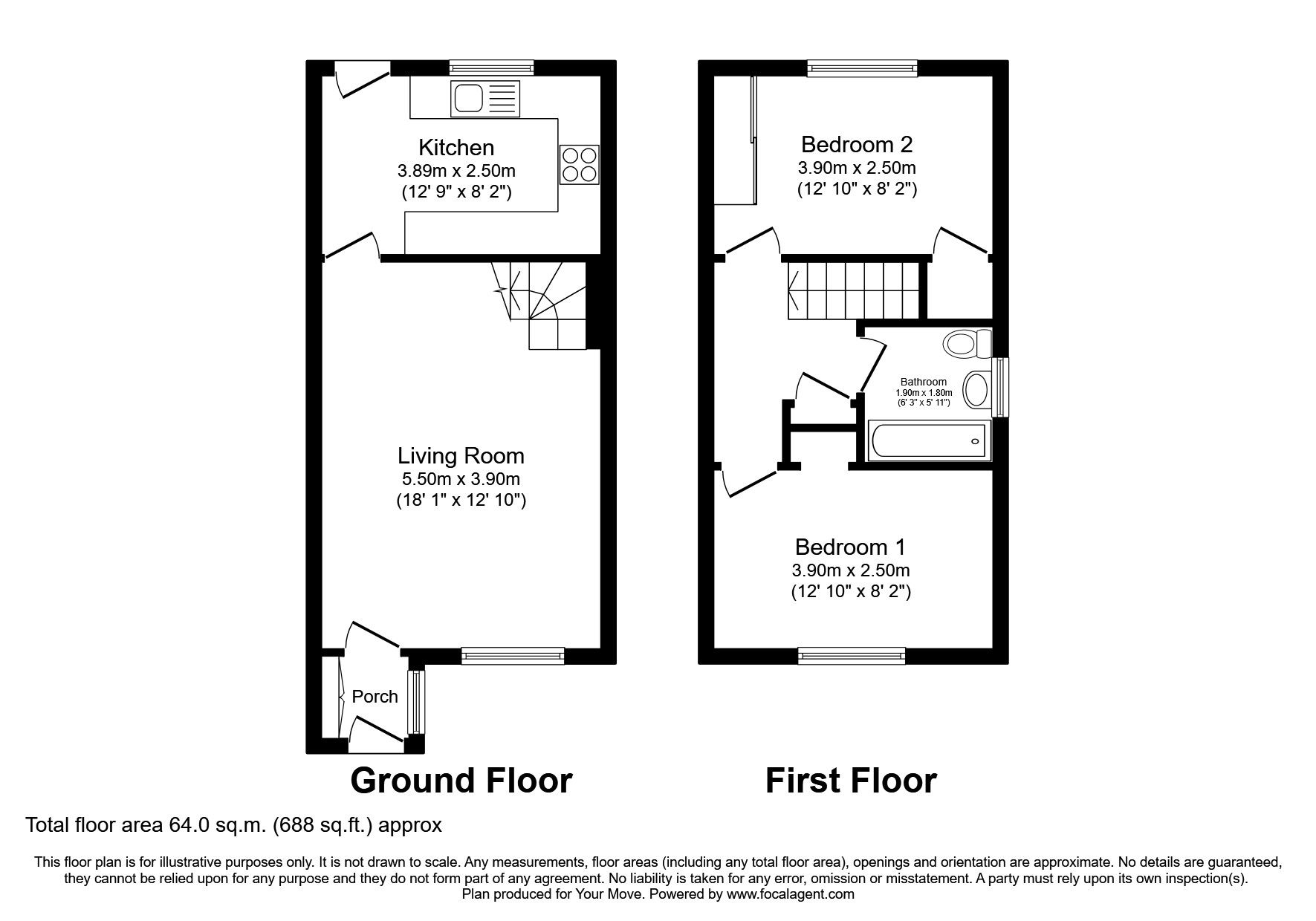 2 bed semidetached house for sale in Steeple Crescent, Dalgety Bay