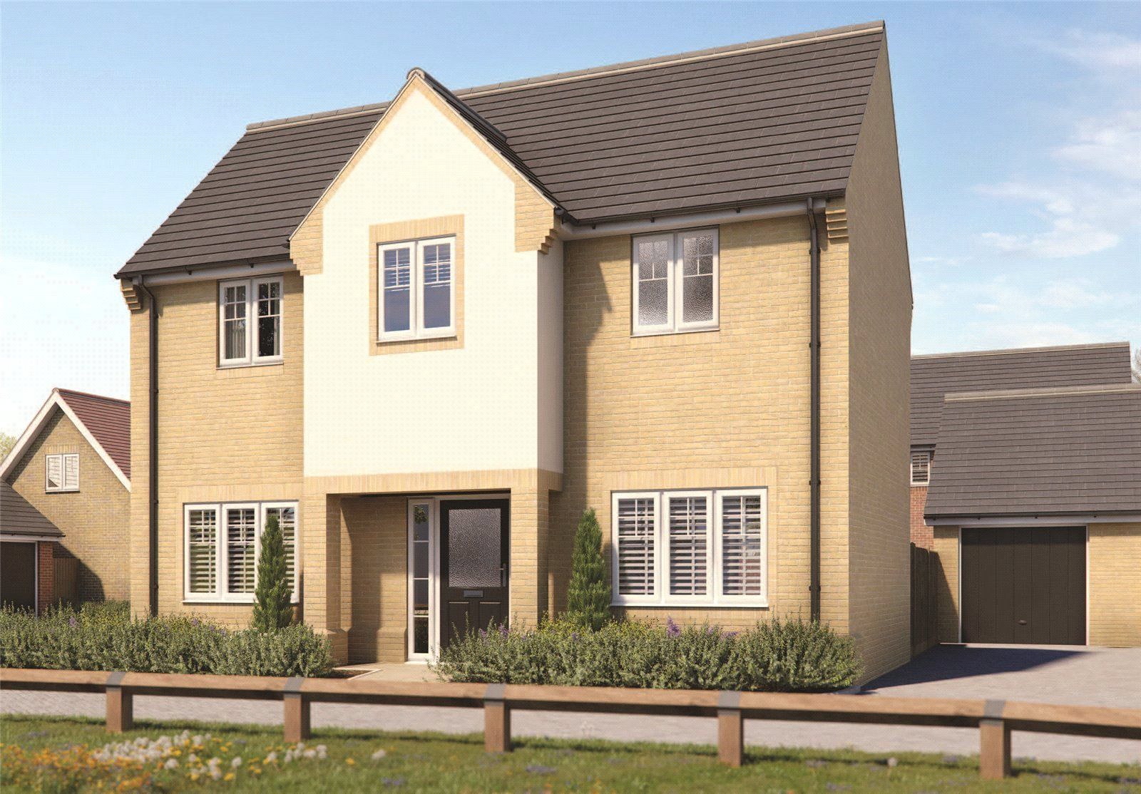 New home, 4 bed detached house for sale in Stableford Green, Manor