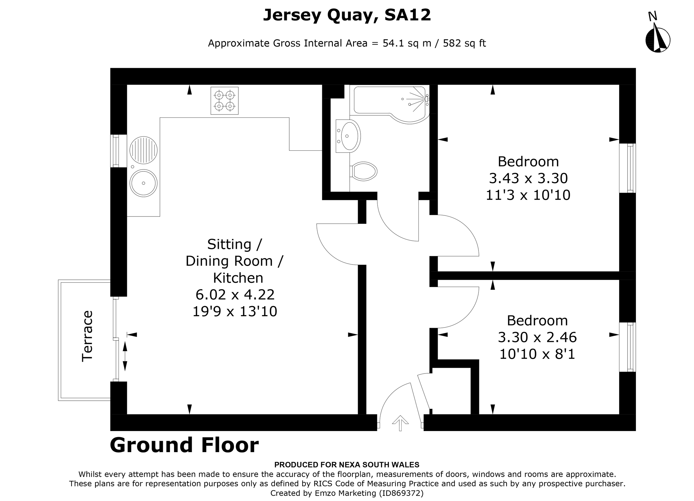 2 bed flat for sale in Jersey Quay, Port Talbot SA12 Zoopla
