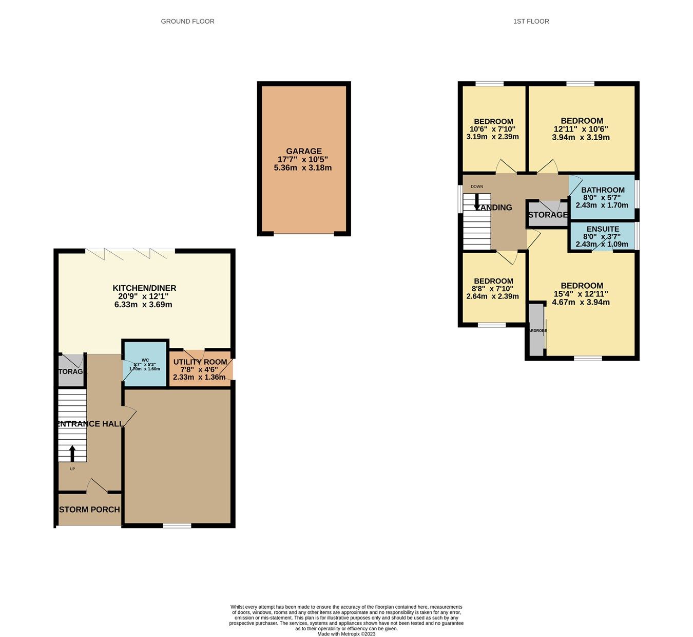 4 bed detached house for sale in Canyon Meadow, Creswell, Worksop S80