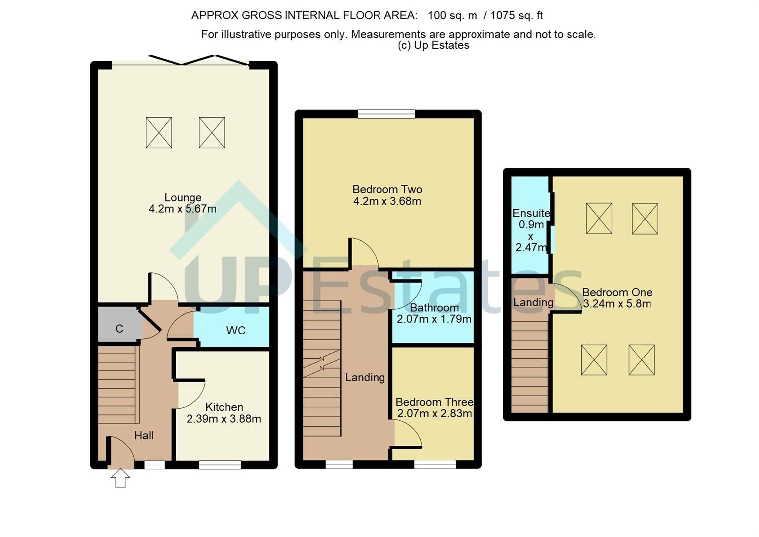New home, 3 bed town house for sale in Windsor Place, Windsor Street