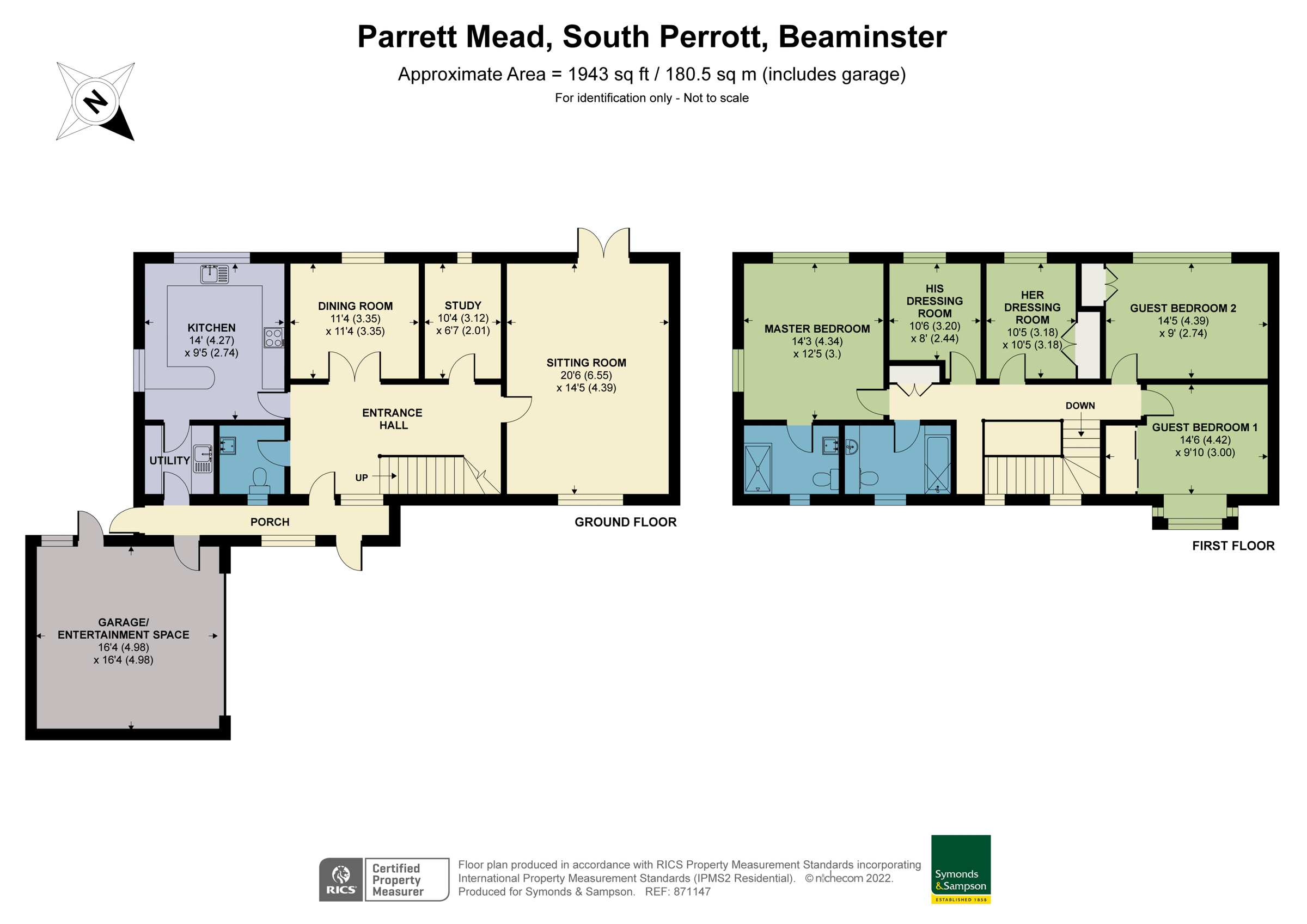 5 bed detached house for sale in Parrett Mead, South Perrott