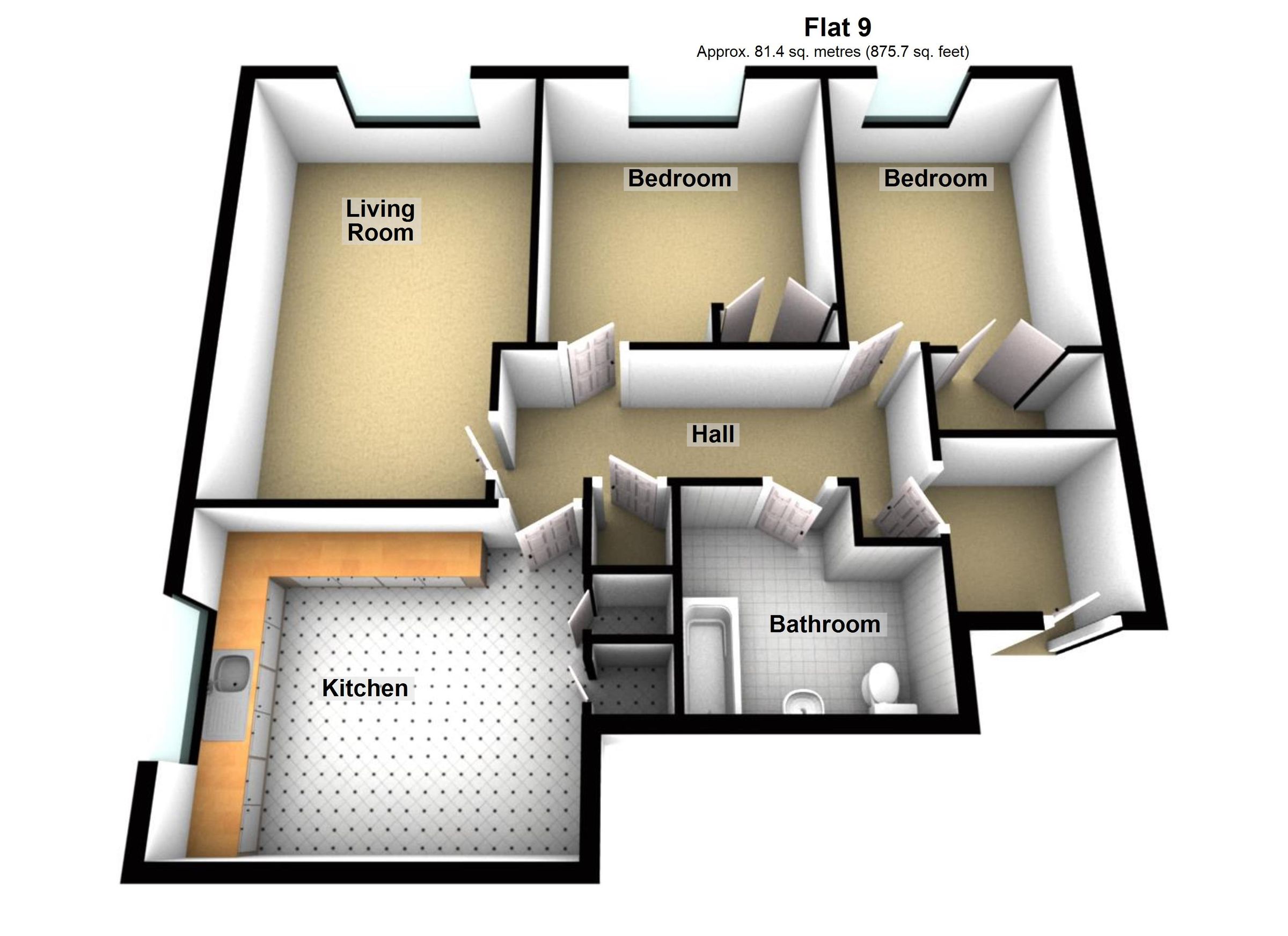 2 bed flat to rent in Union Grove Court, Top Floor Flat AB10 Zoopla