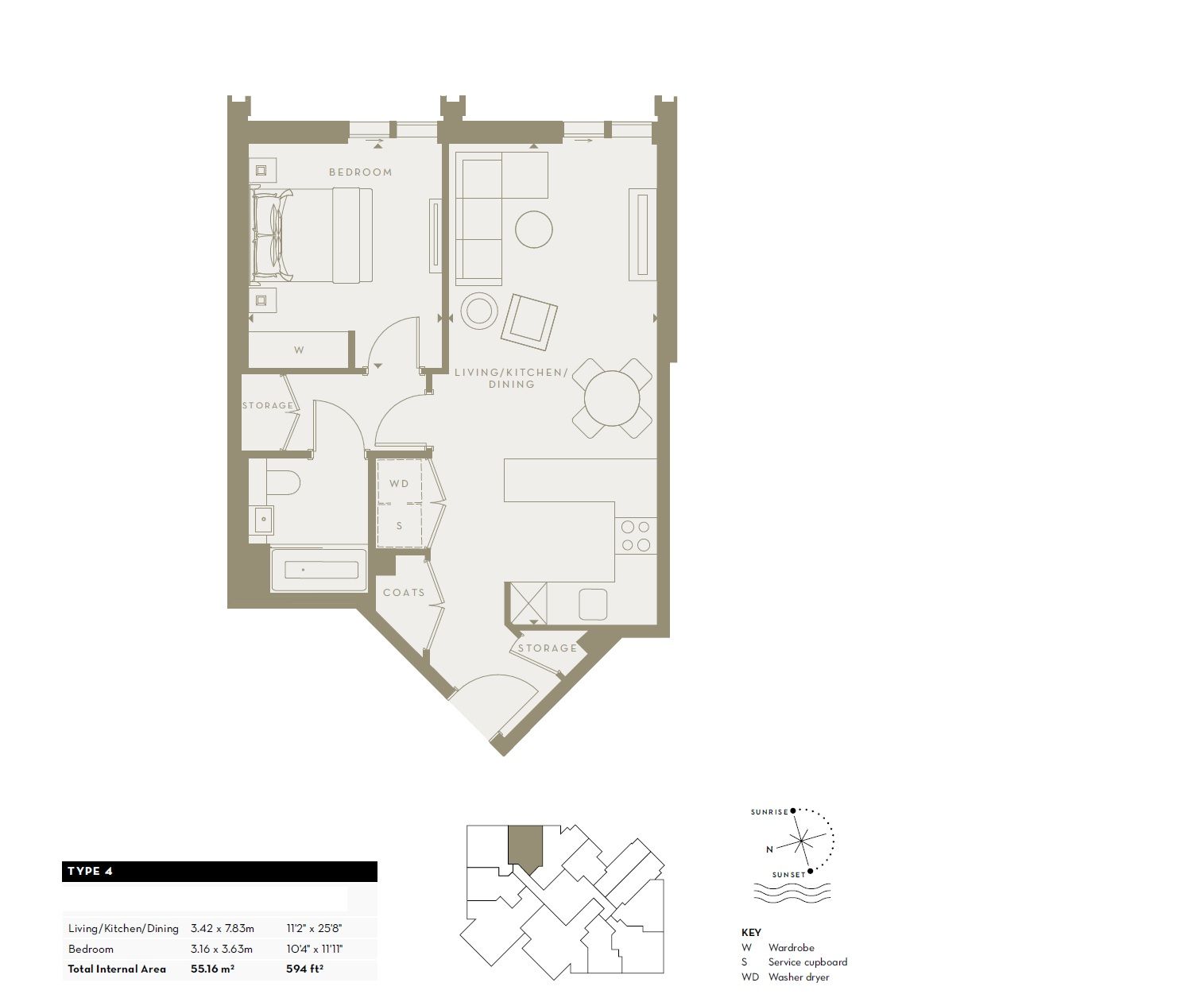 1 bed flat to rent in The Dumont, Albert Embankment, London SE1 Zoopla
