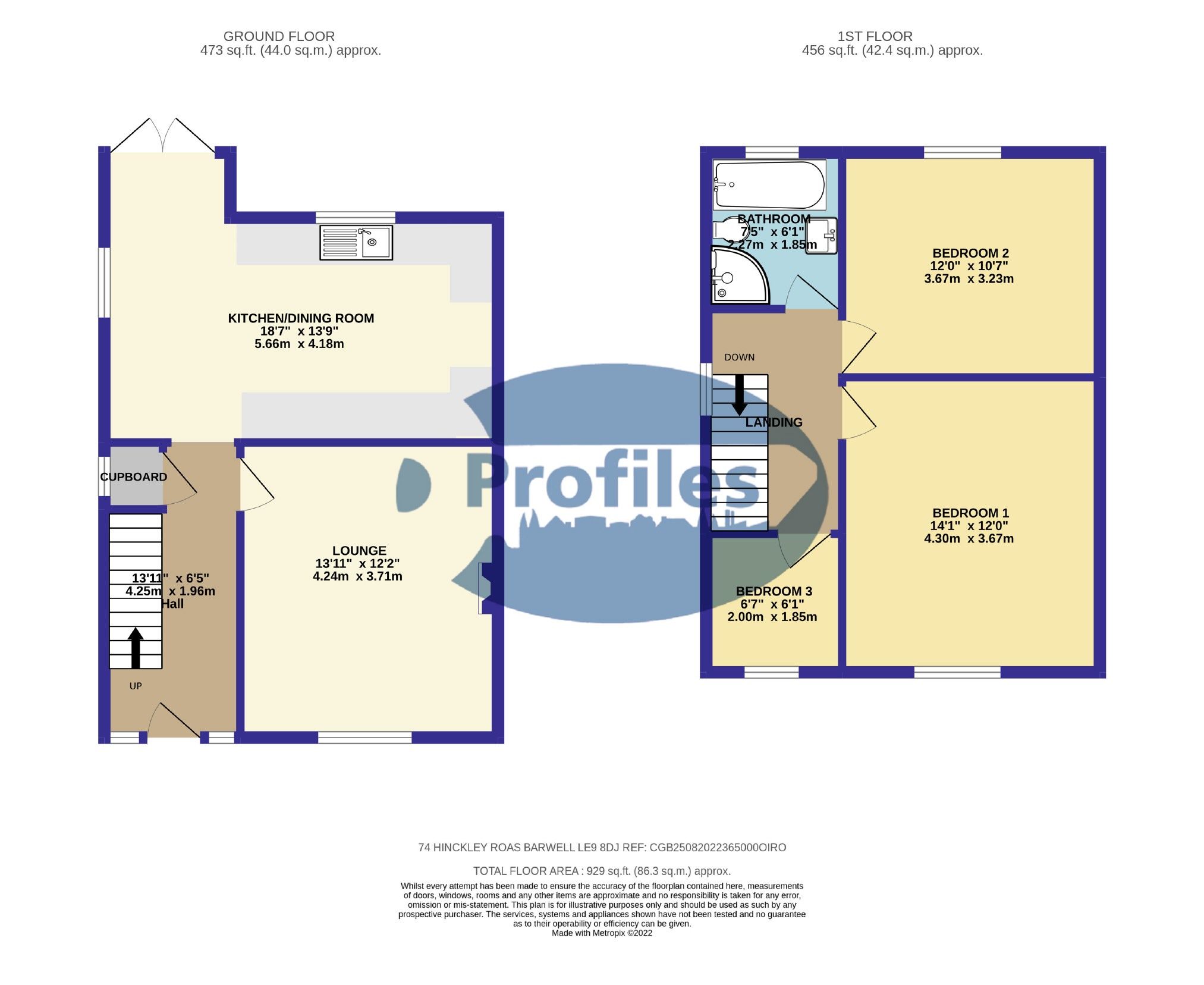 3 bed semidetached house for sale in Hinckley Road, Barwell, Leicester