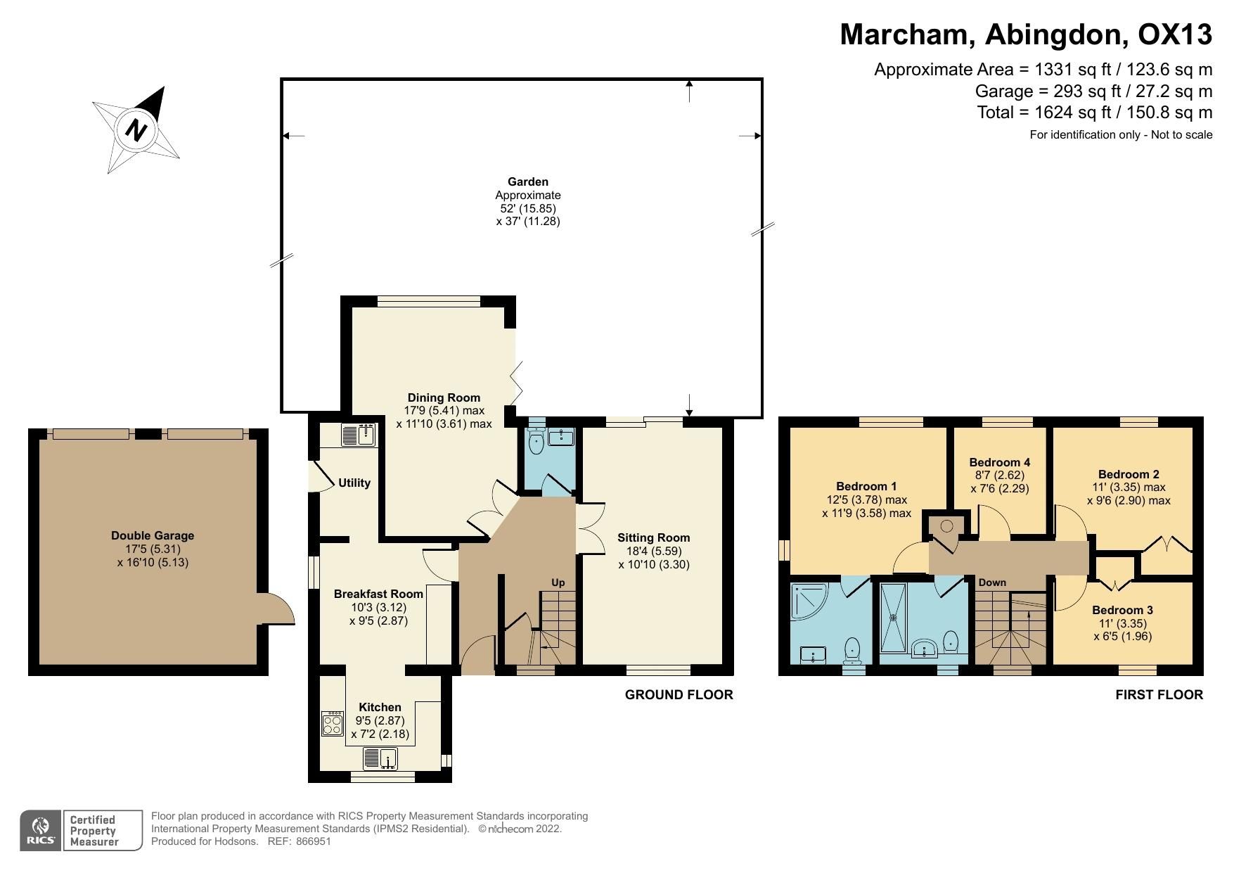 4 bed detached house for sale in Anson Close, Marcham, Abingdon OX13