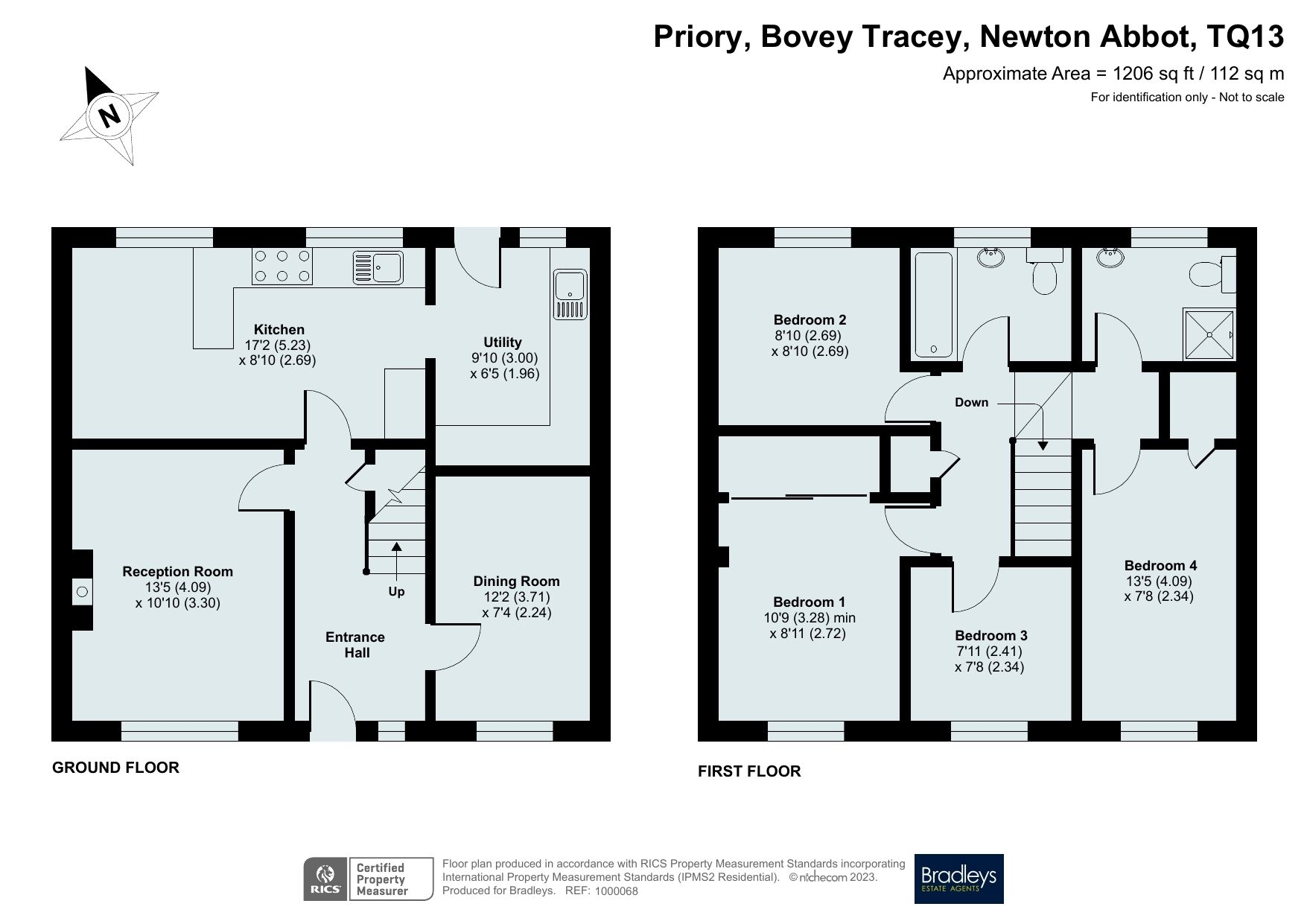 4 bed semidetached house for sale in Priory, Bovey Tracey, Newton