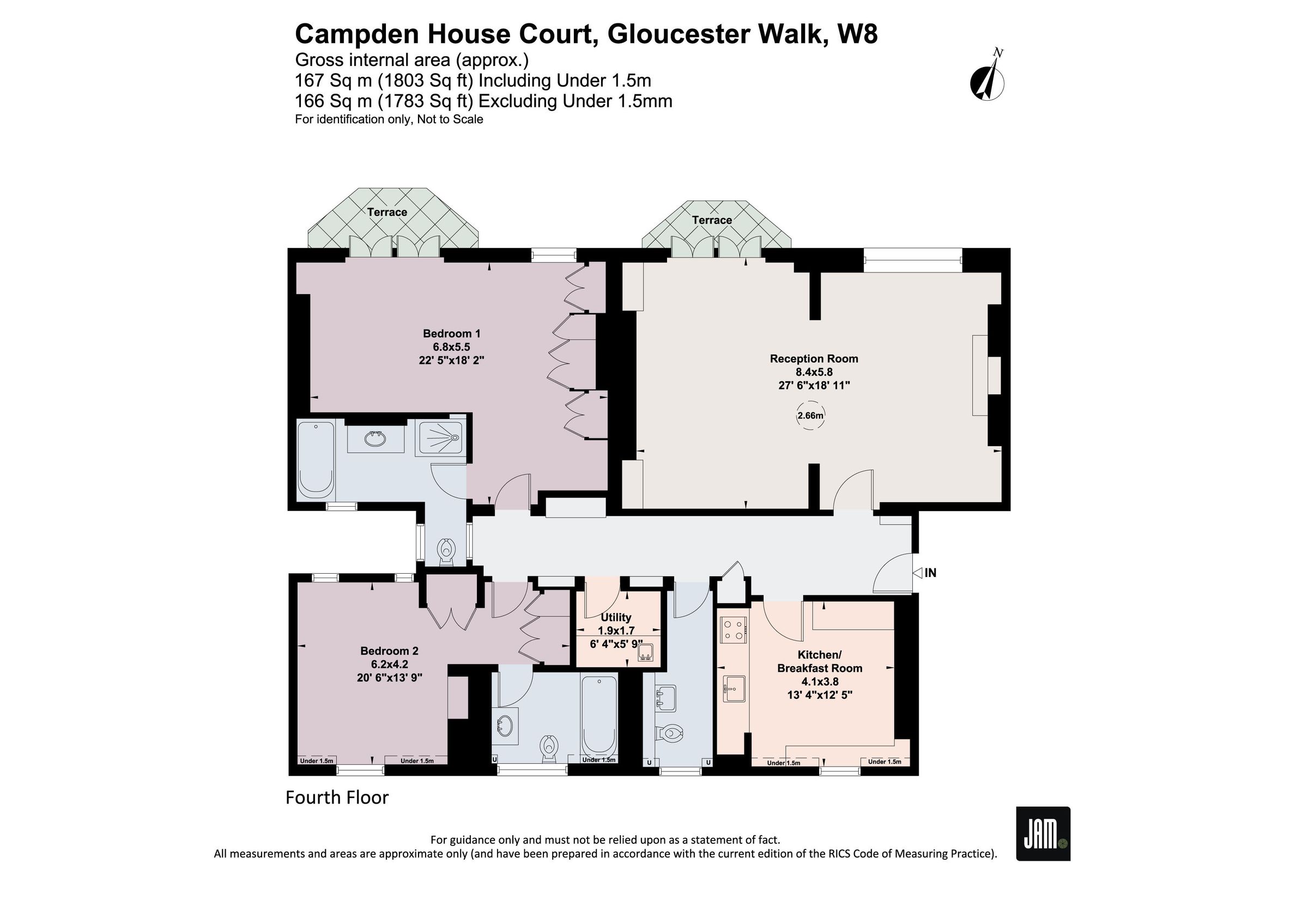 3 bed flat for sale in Campden House Court, 42 Gloucester Walk, London