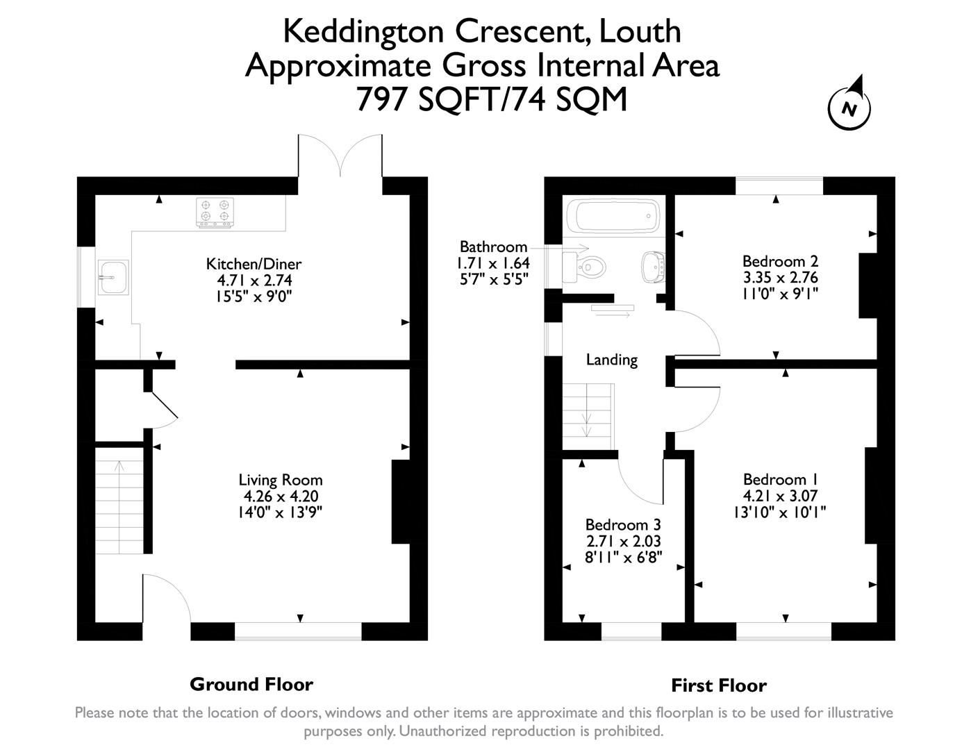 3 bed semidetached house for sale in Keddington Crescent, Louth LN11