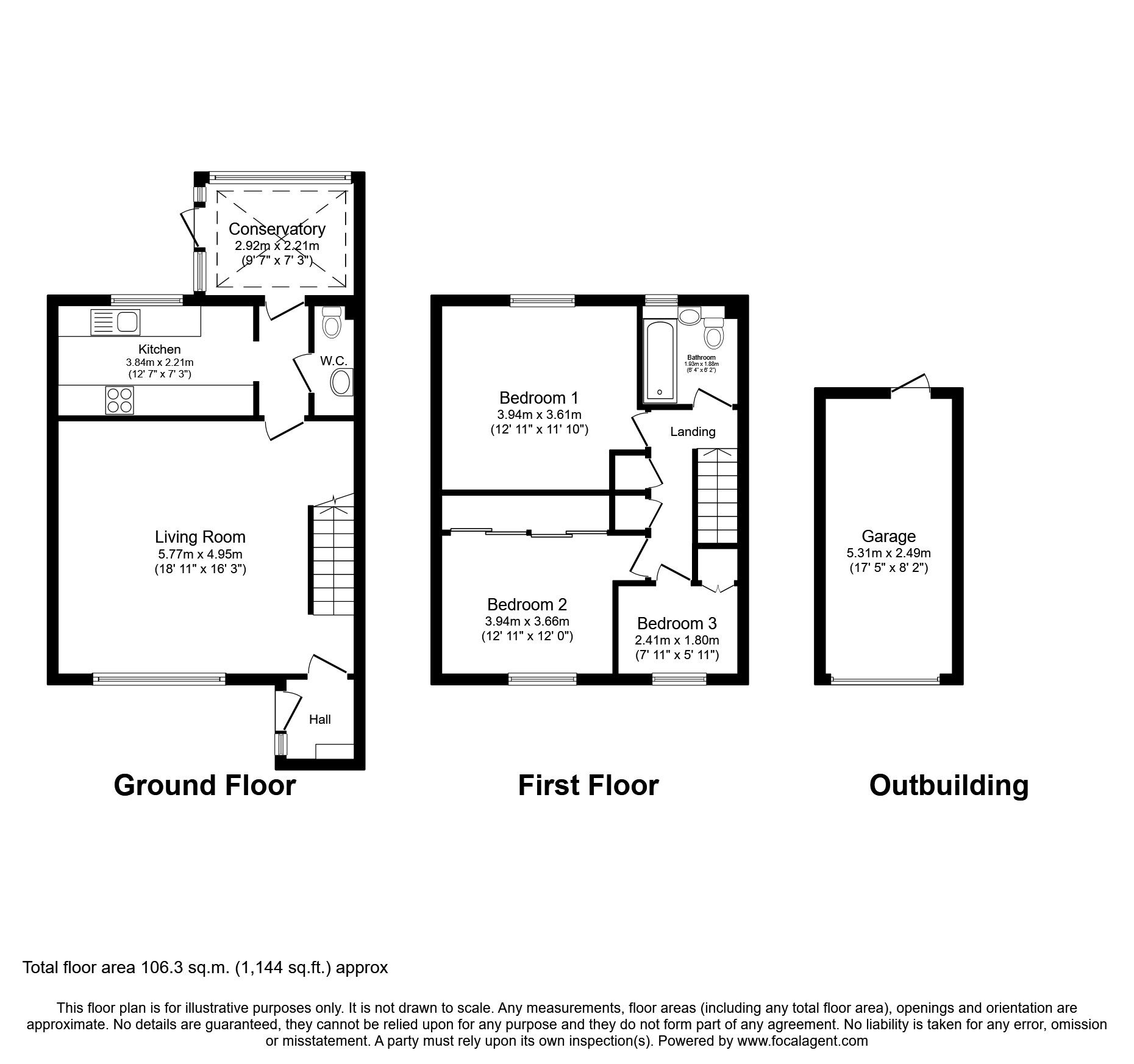3 bed end terrace house for sale in Ayelands, New Ash Green, Longfield