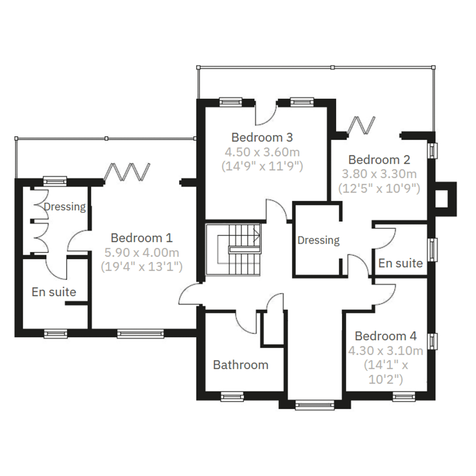 New home, 4 bed detached house for sale in "The Olympus" at Birdlip