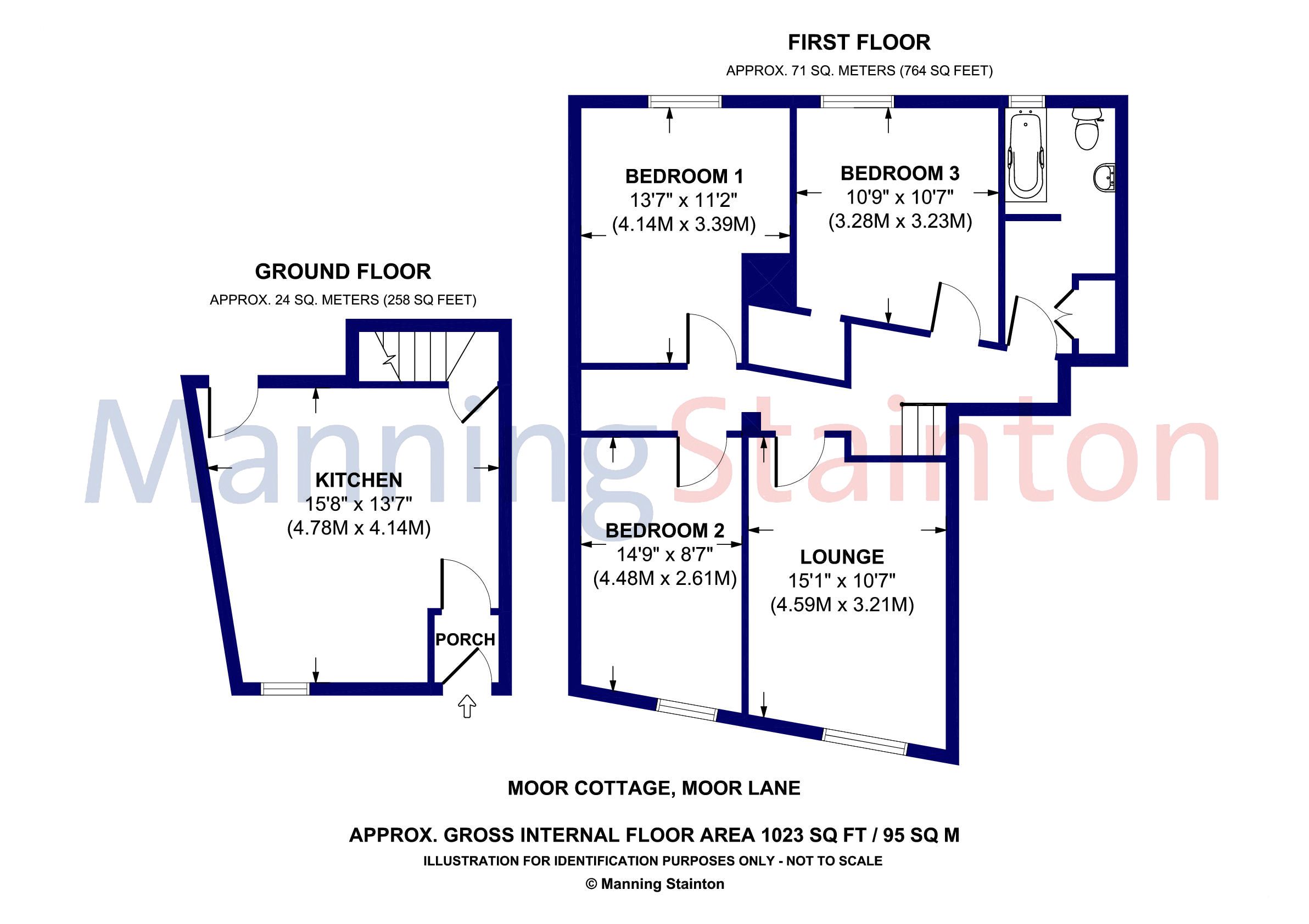 3 bed terraced house to rent in Moor Cottage, Moor Lane, Guiseley