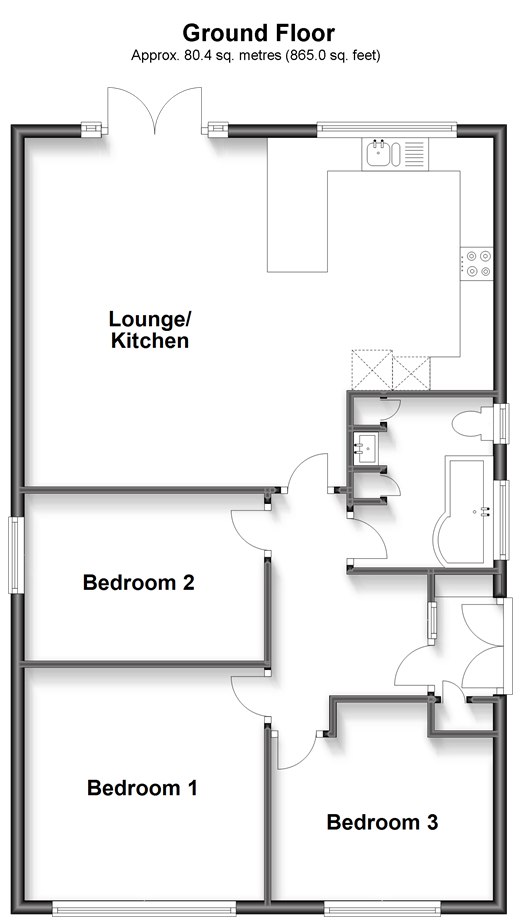 3 bed detached bungalow for sale in The Ridgeway, River, Dover, Kent