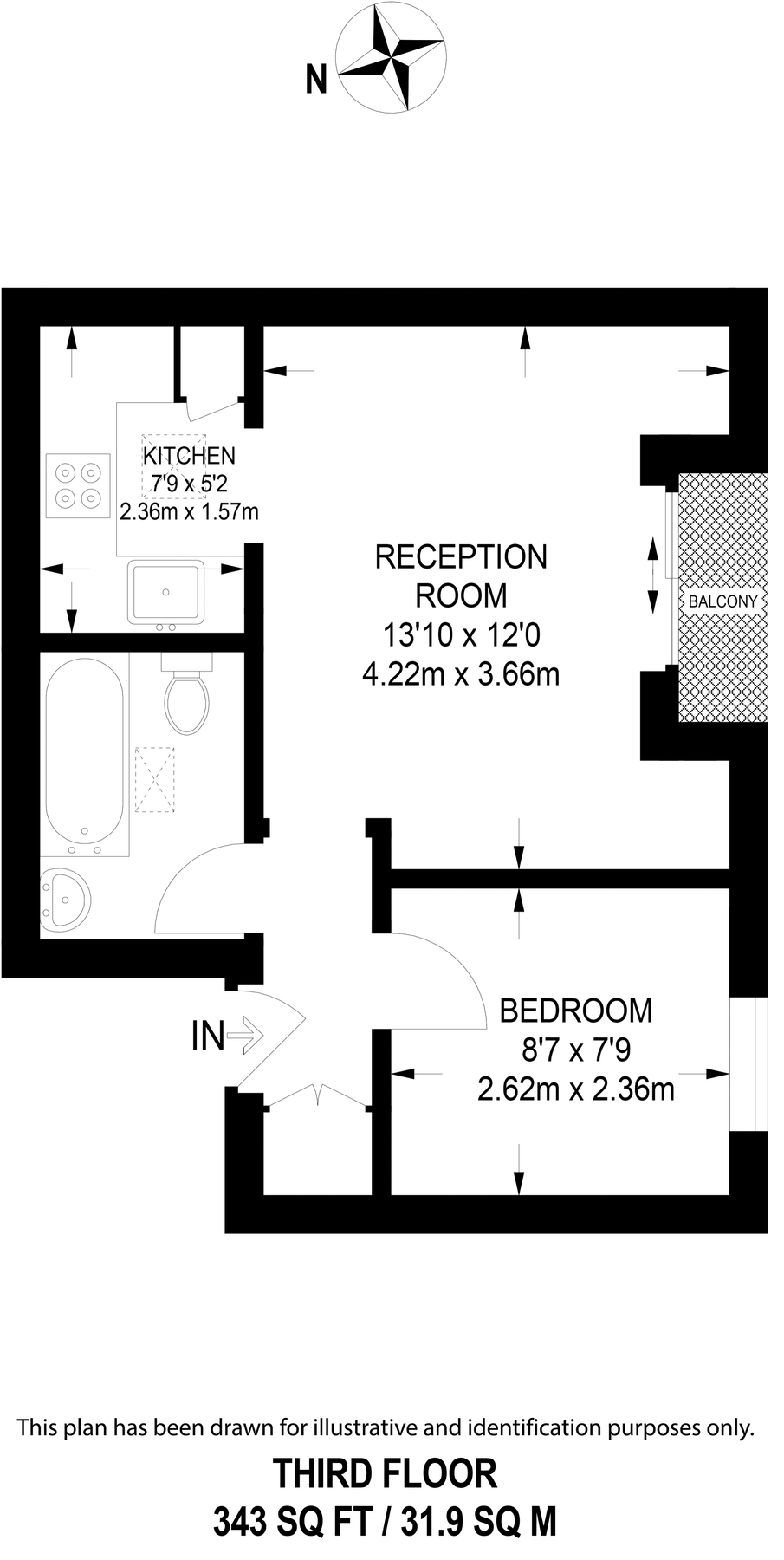 1 bed flat to rent in Sinclair Gardens, Brook Green, London W14 Zoopla