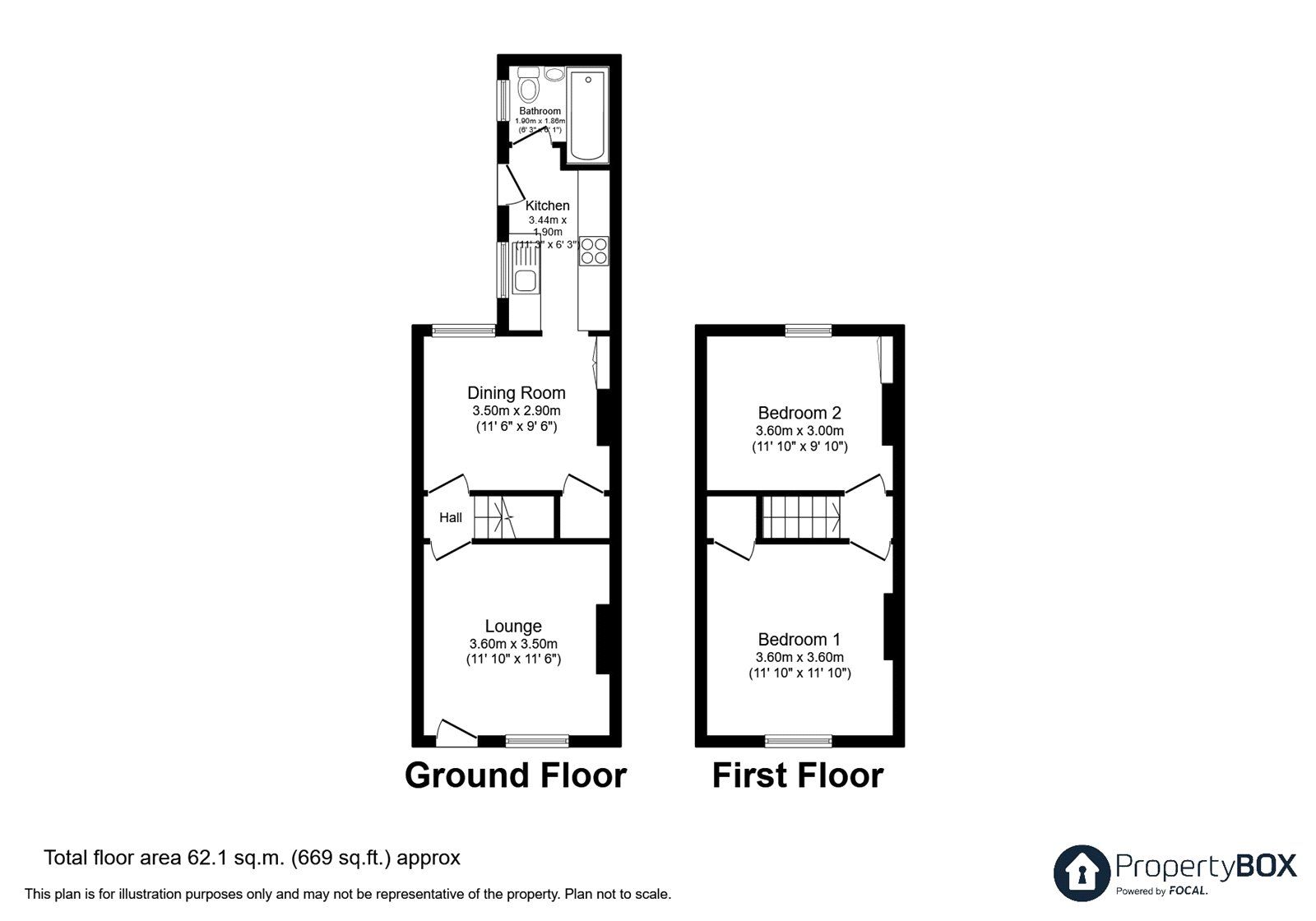 2 bed terraced house to rent in London Road, Teynham, Sittingbourne ME9