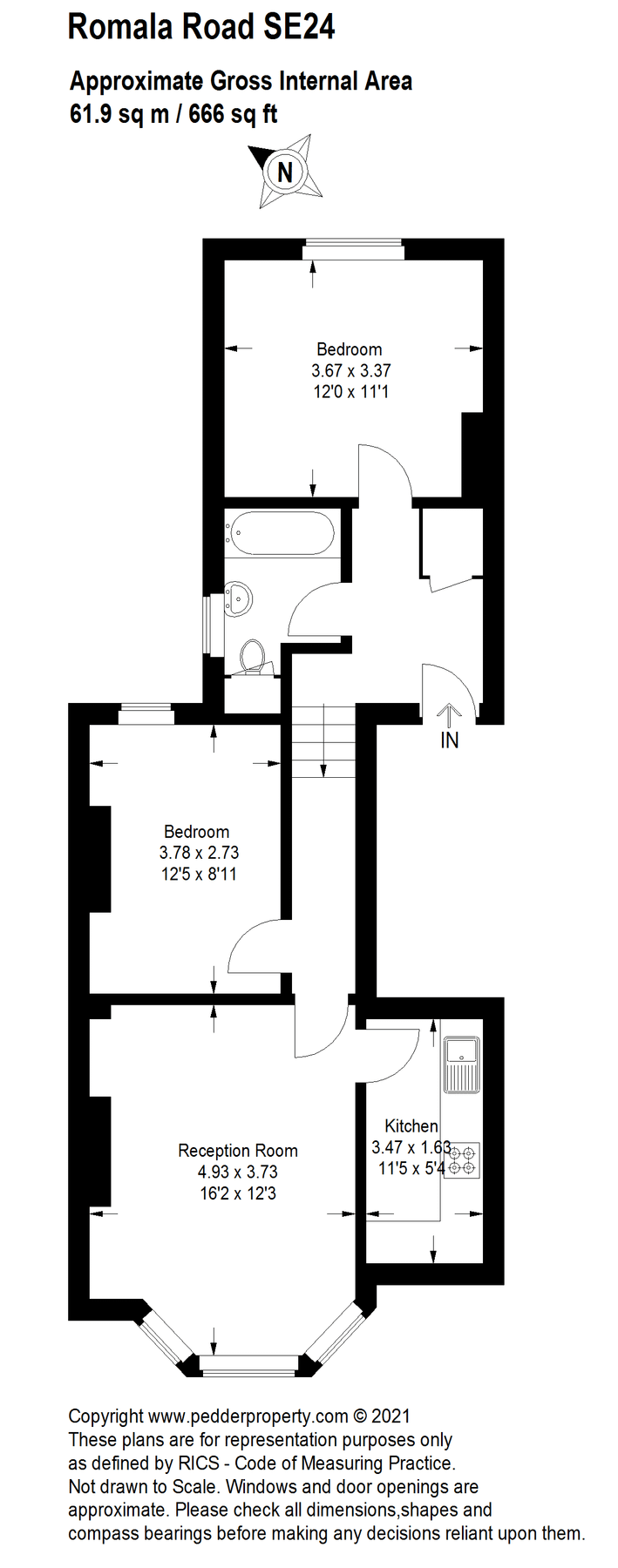 2 bed flat to rent in Romola Road, Herne Hill, London SE24 Zoopla