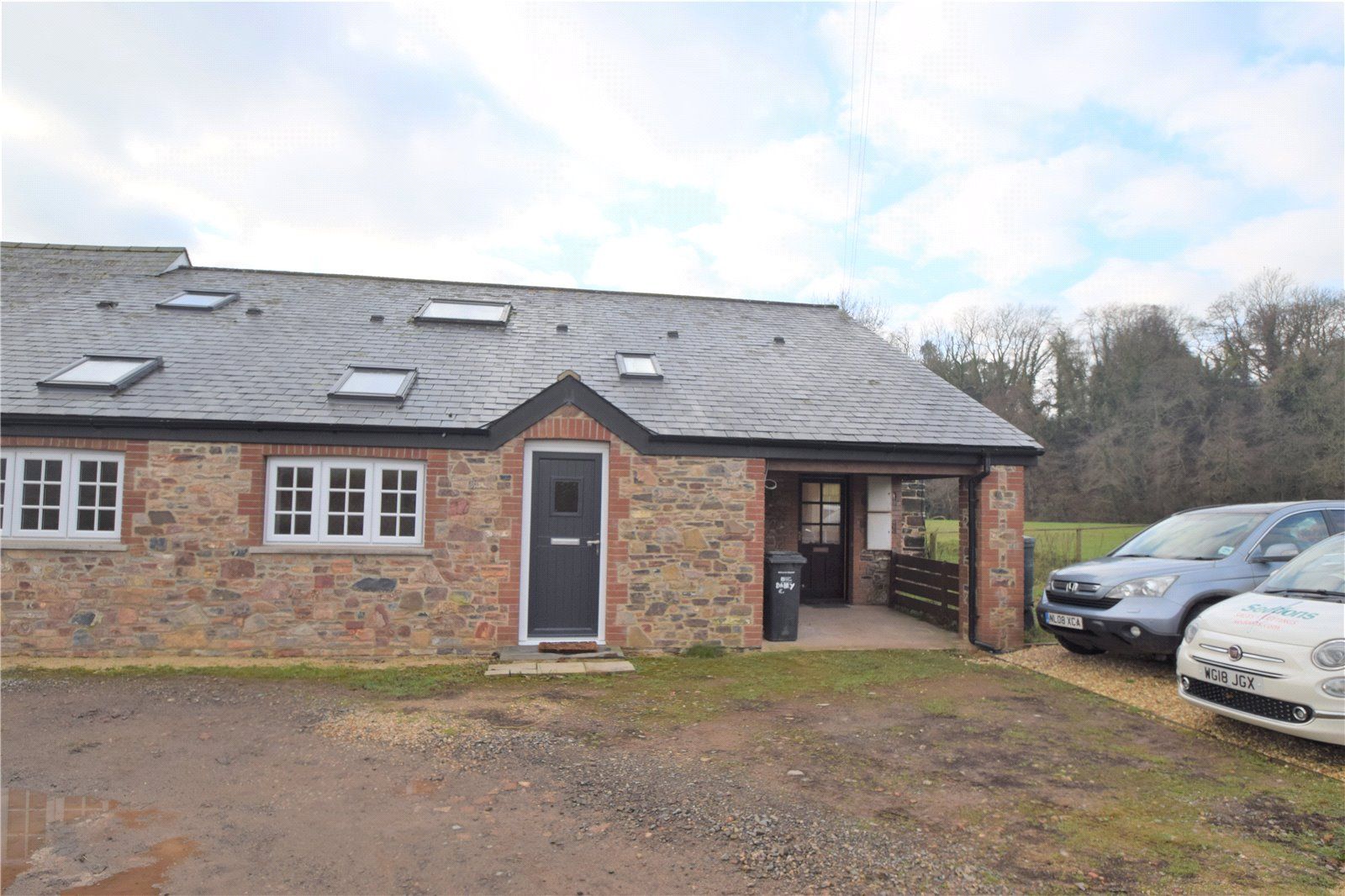 3 bed semidetached house to rent in Exeham Farm, Exebridge, Dulverton